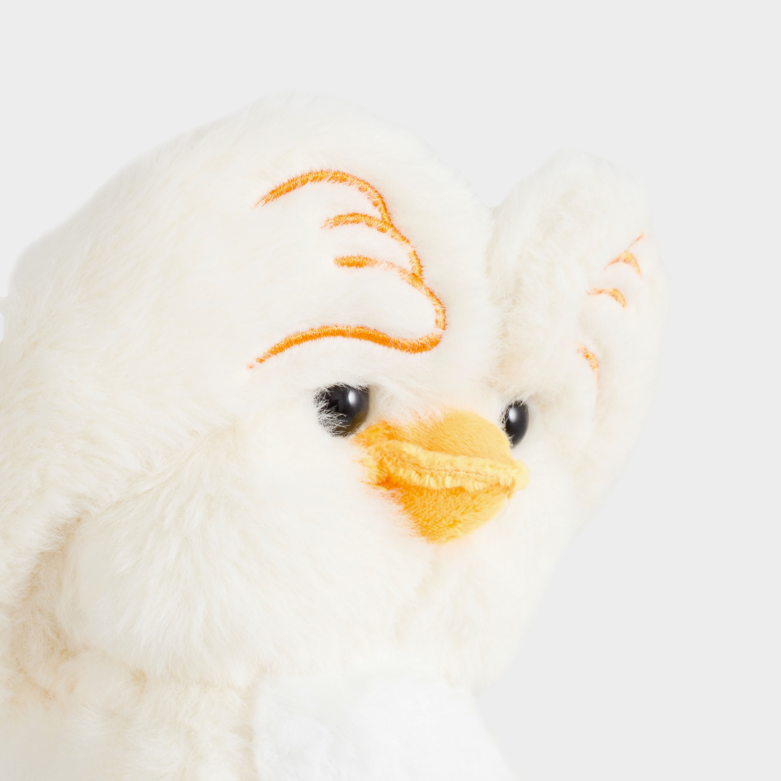 Игрушка, 27 см, мягкая, с магнитными лапами, полиэстер, молочная, Утка, Duck toy
