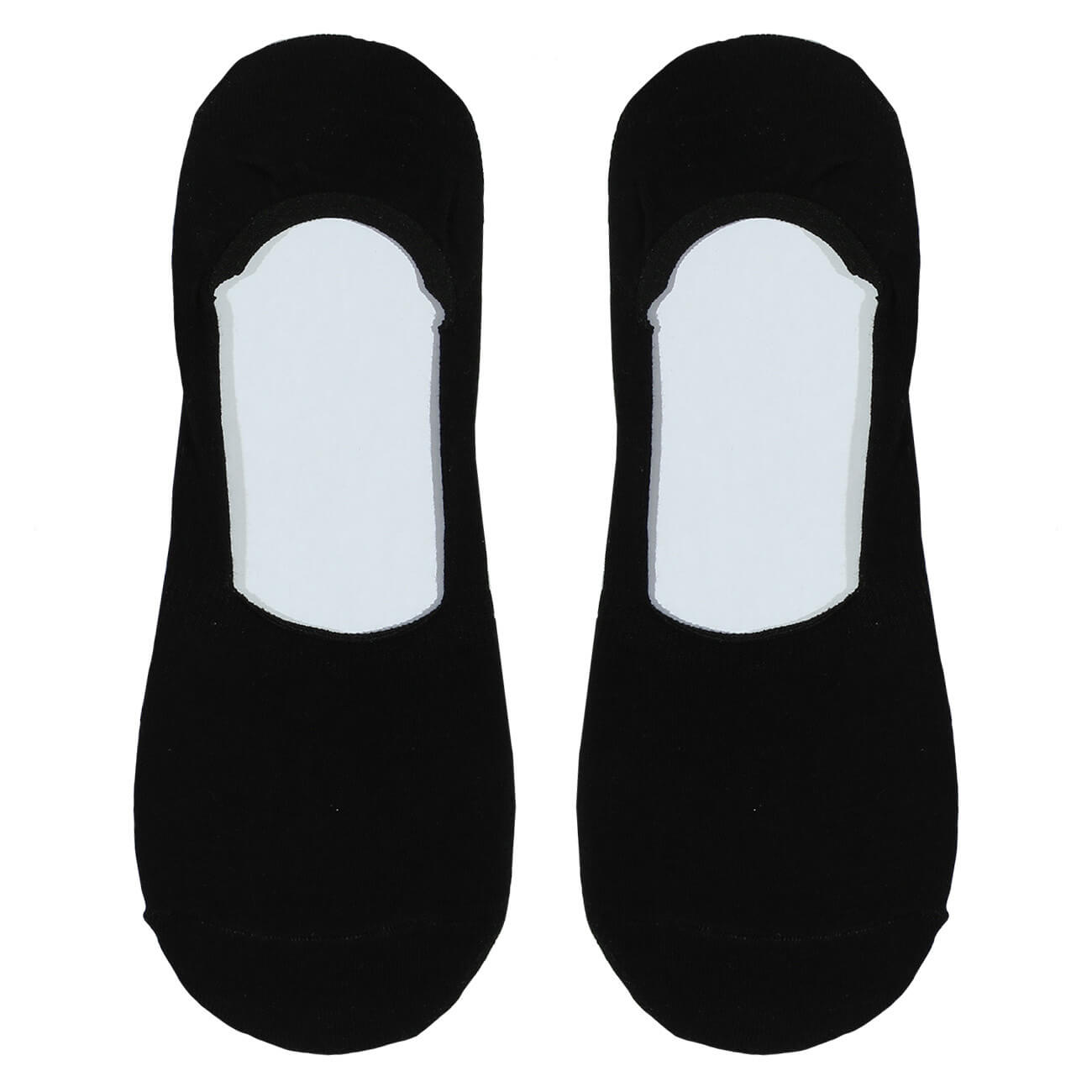 Носки-следки женские, р. 36-38, хлопок/полиэстер, черные, Basic носки женские р 38 41 хлопок полиэстер белые basic