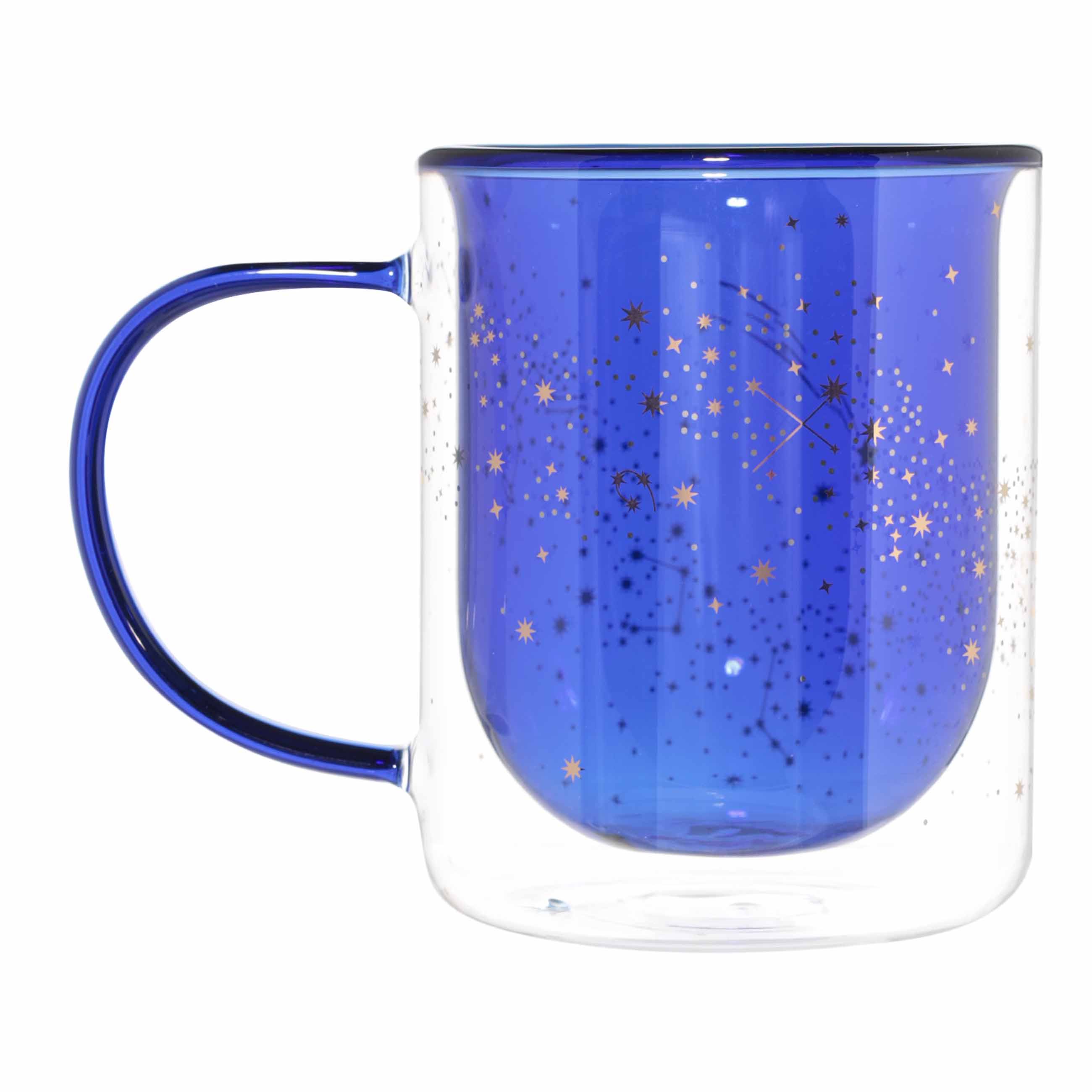 Кружка, 270 мл, с палочкой, стекло Б, синяя, Млечный путь, Air color изображение № 3