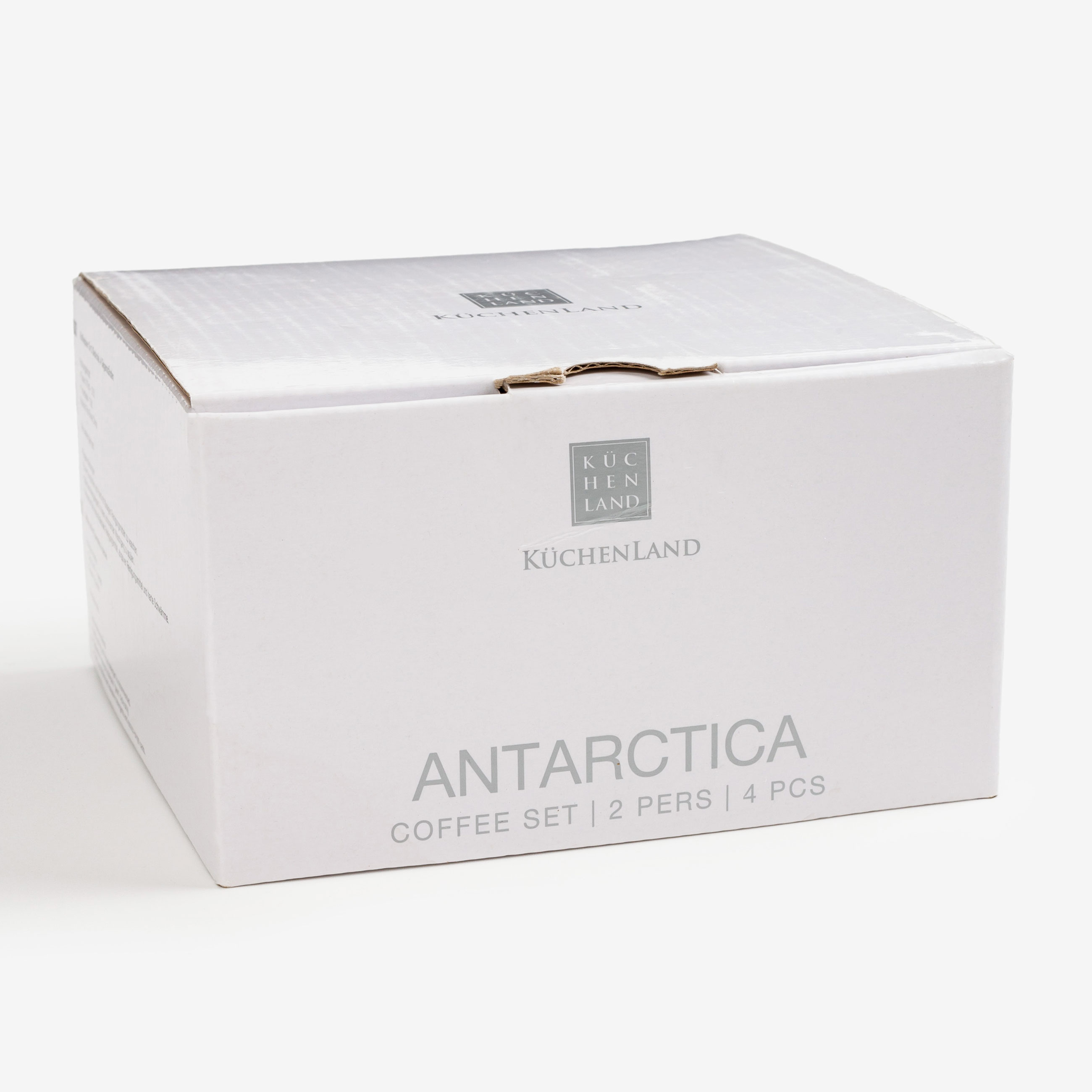 Пара кофейная, 2 перс, 4 пр, 110 мл, фарфор F, Antarctica, image-6