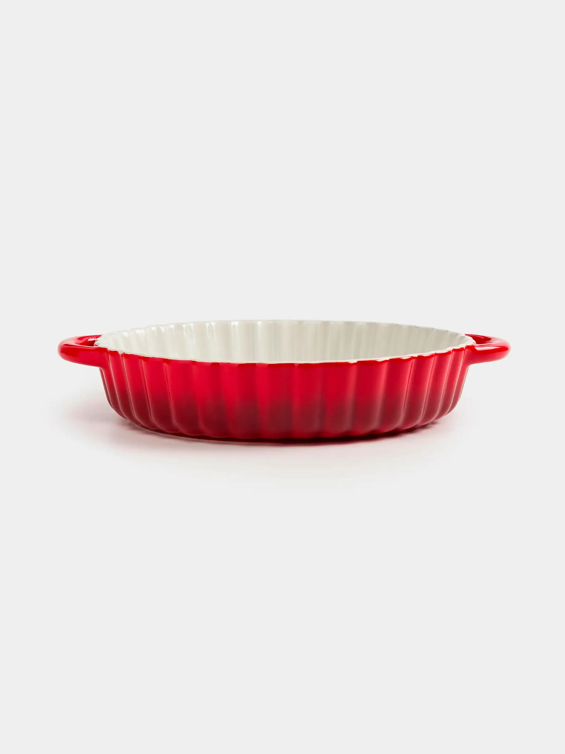 Форма для запекания, 25 см, керамика, круглая, бордовая, Градиент, Cakes gradient