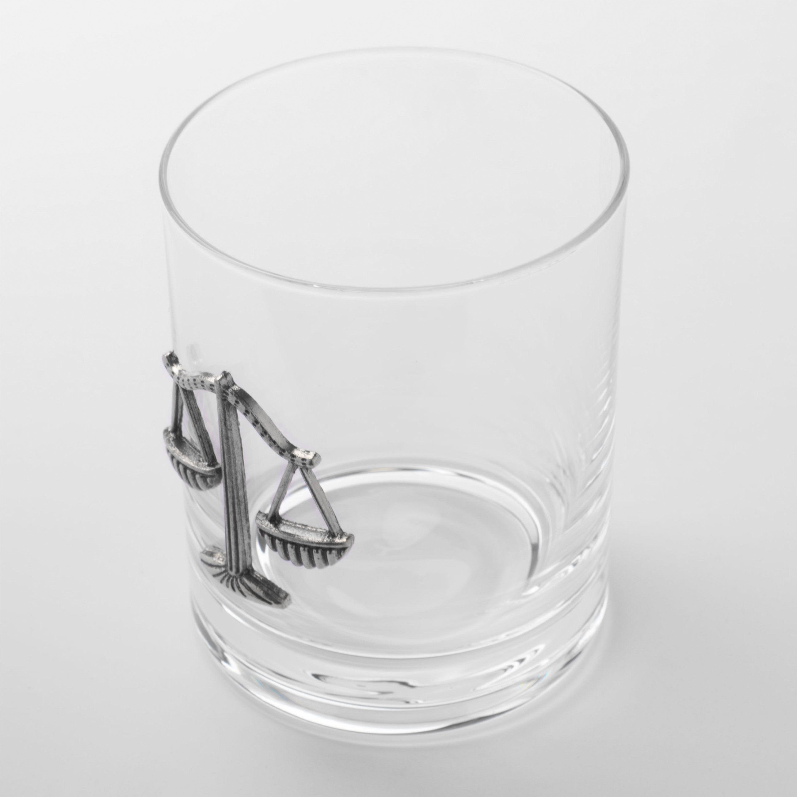 Стакан для виски, 340 мл, стекло/металл, серебристый, Весы, Zodiac изображение № 2