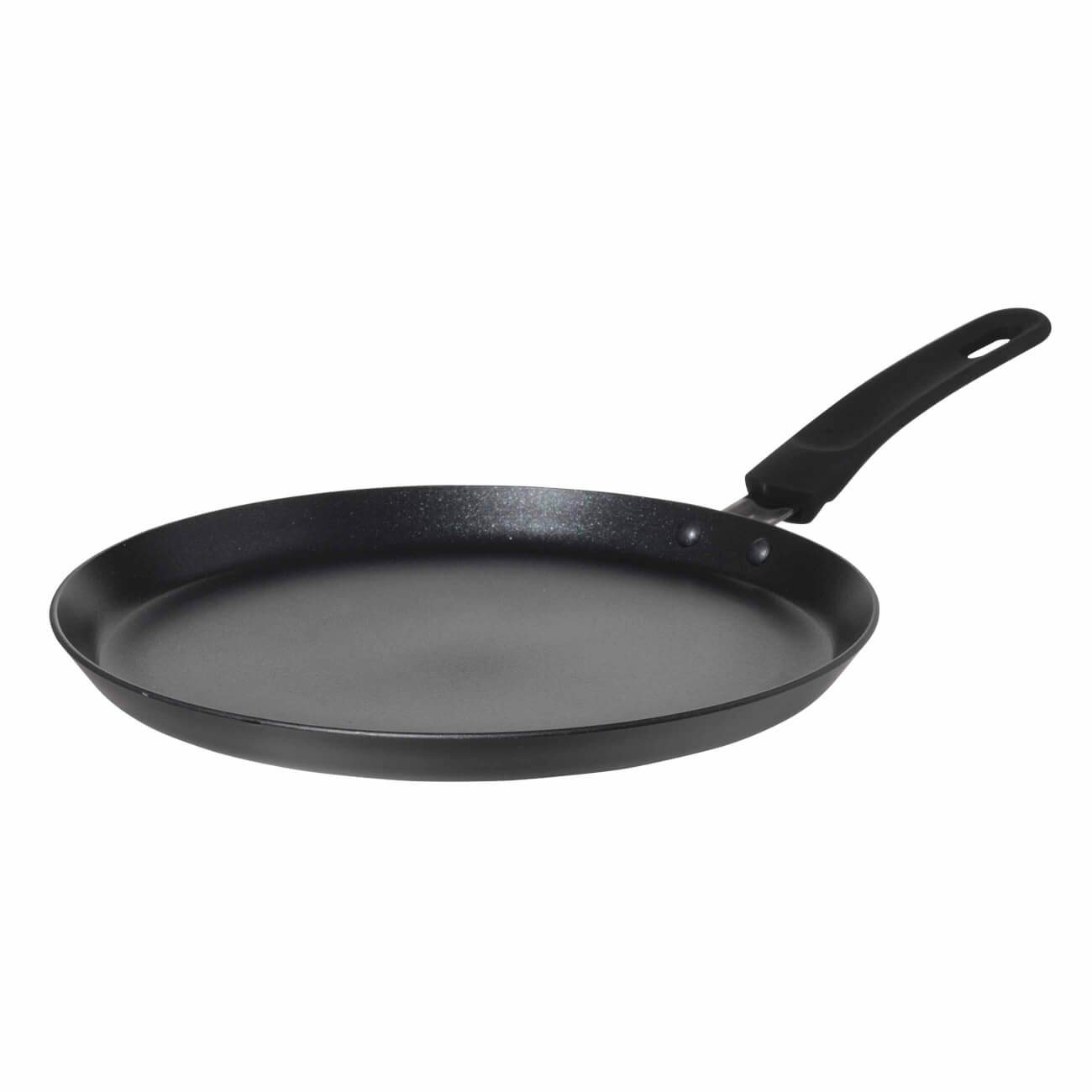 Сковорода блинная, 24 см, с покрытием, сталь, черная, Crepe