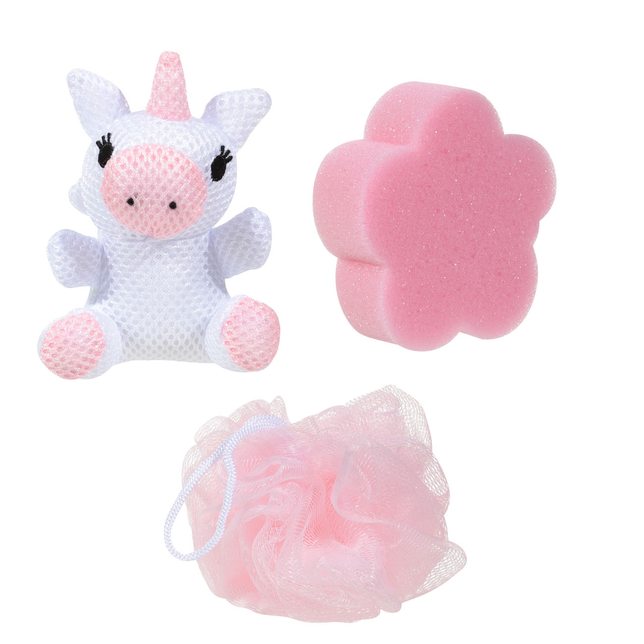 

Набор для душа, 3 пр, детский, в косметичке, розовый, Единорог, Unicorn