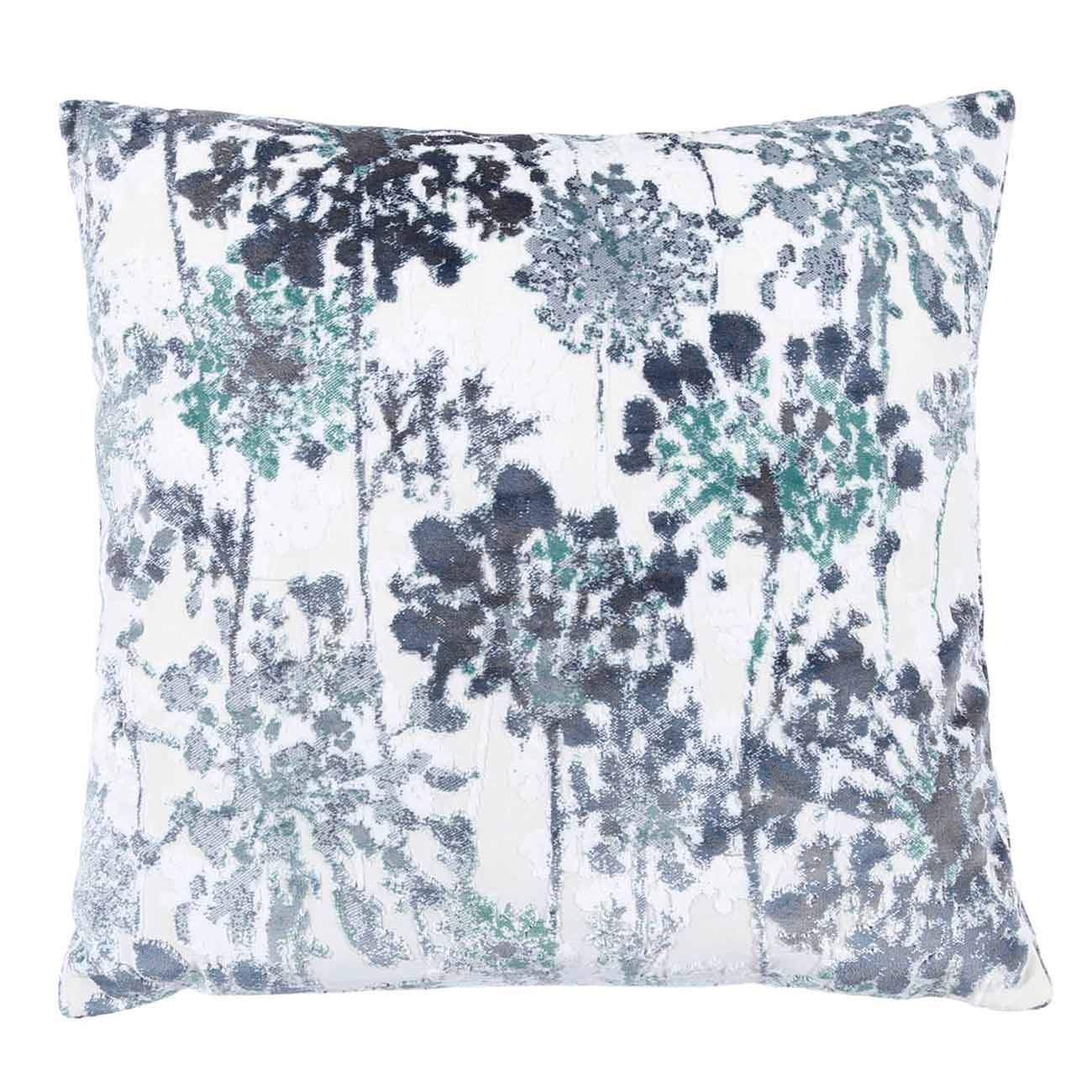 

Подушка декоративная, 45х45 см, шенилл, белая, Одуванчики, Jacquard print