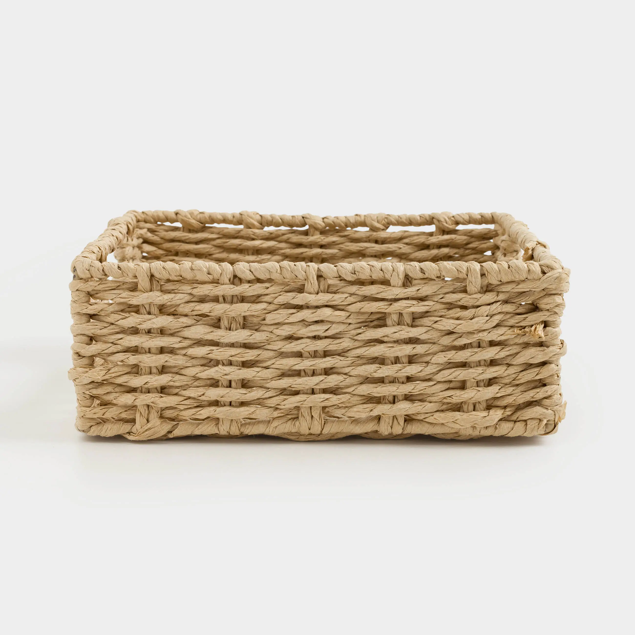 Корзина для салфеток, 18х18 см, плетеная, целлюлоза, квадратная, Braided, image-0
