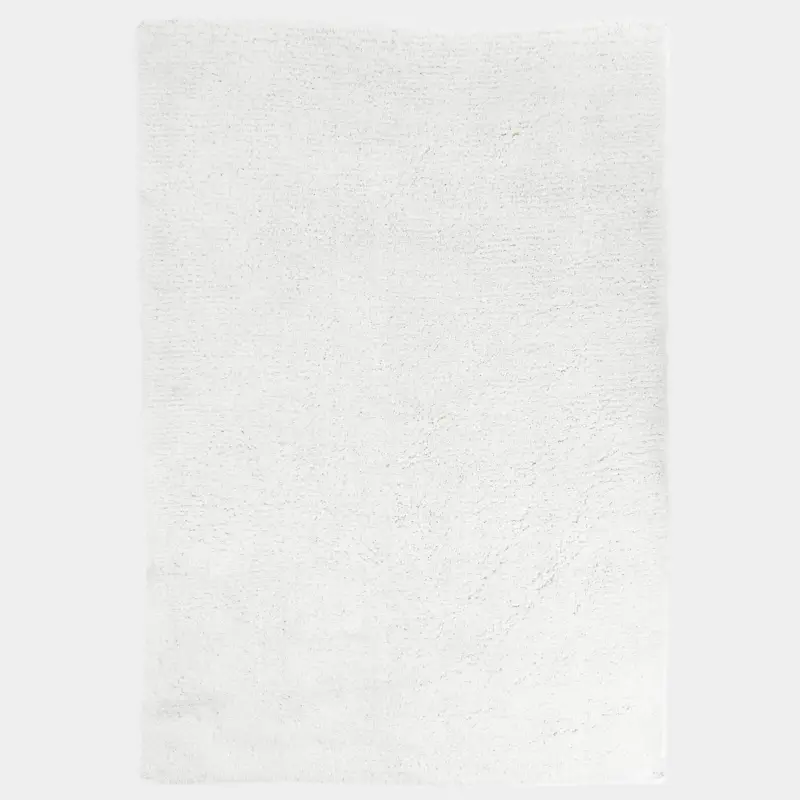 Ковер, 150х210 см, полиэстер/хлопок, молочный, Пушистый ворс, Monotone ,image-0