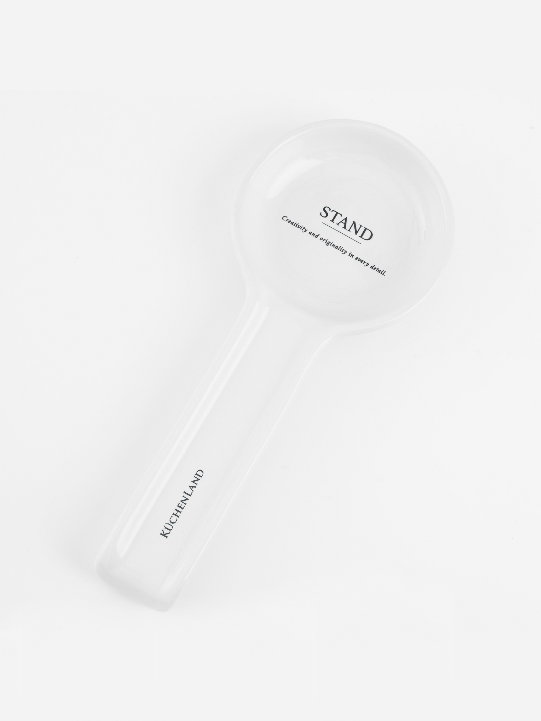 Подставка под ложку, 26 см, керамика, молочная, Course, image-3