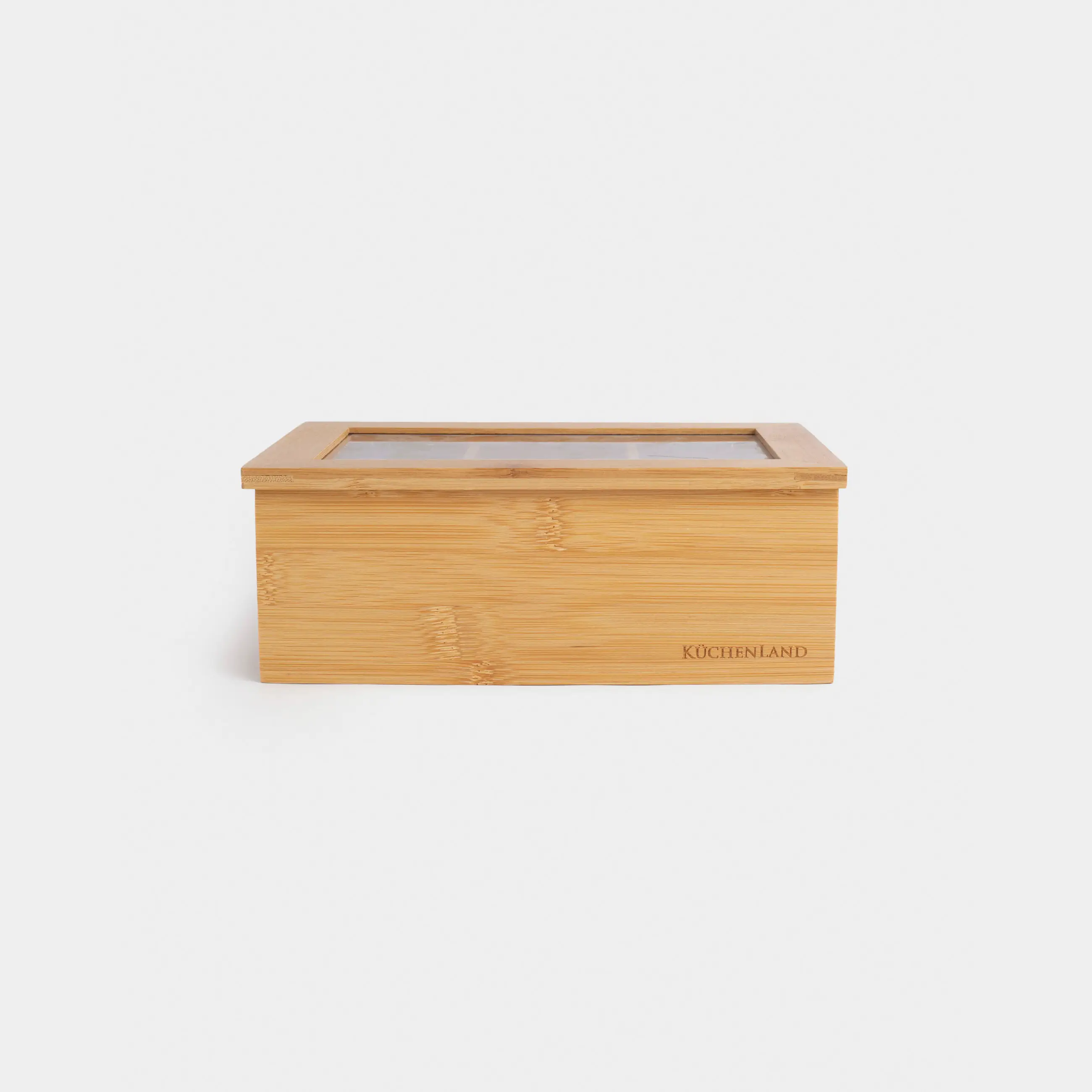 Коробка для чая, 24х16 см, 6 отд, бамбук, прямоугольная, Bamboo