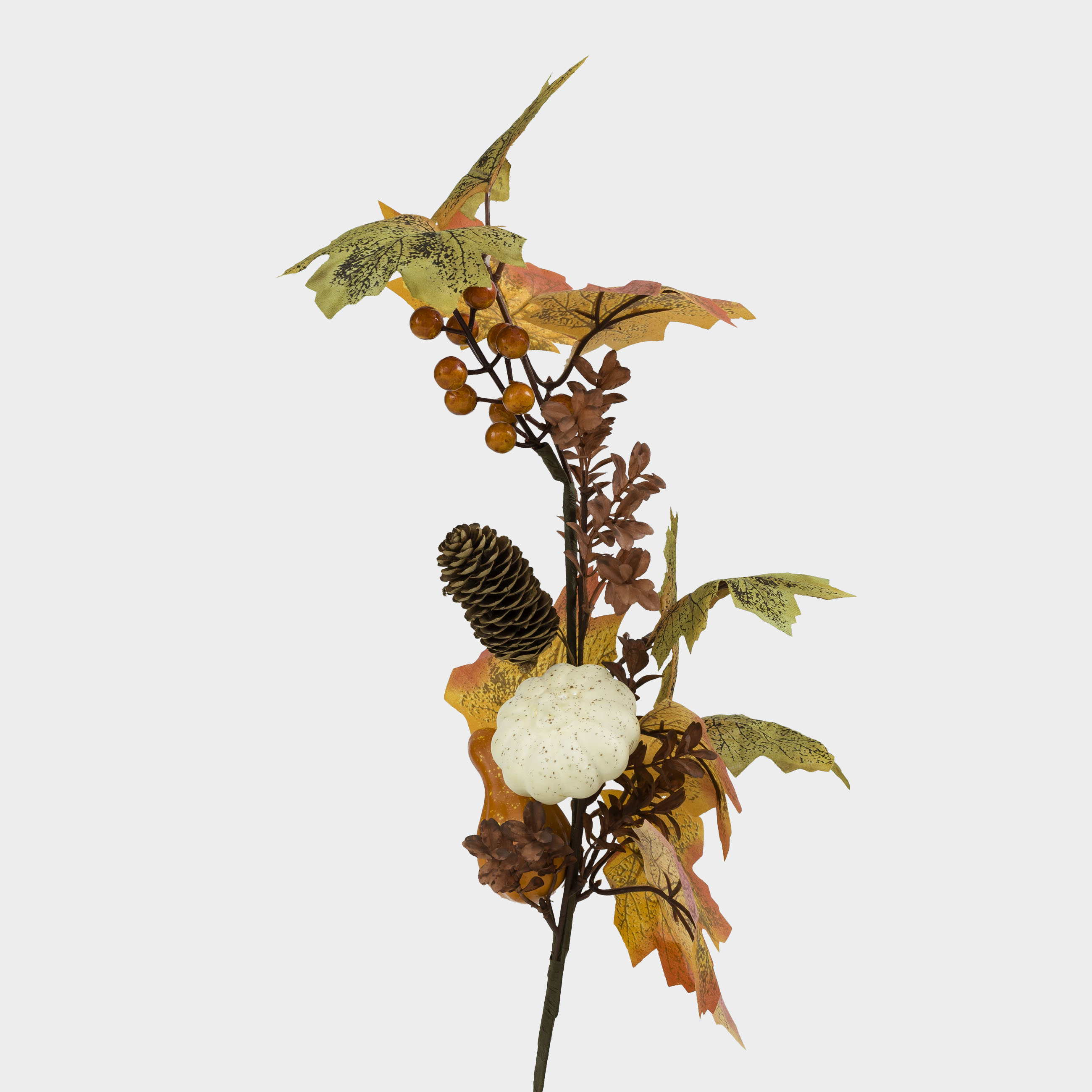 Ветка декоративная, 68 см, полиэстер/пенопласт, Краски осени, Forest symphony decor, image-5