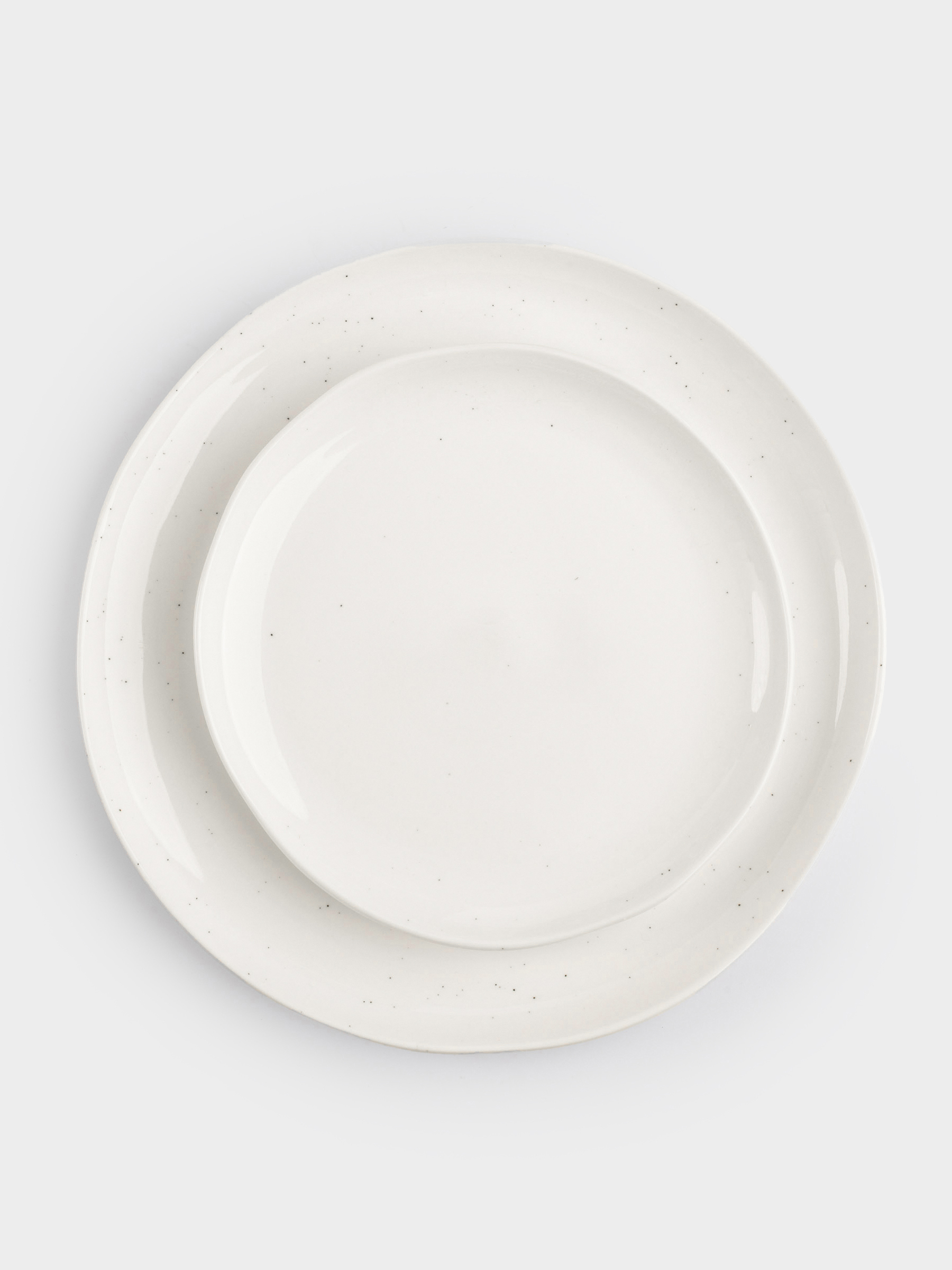 Сервиз обеденный, 6 перс, 18 пр, фарфор N, молочный, Точки, Boho, image-2