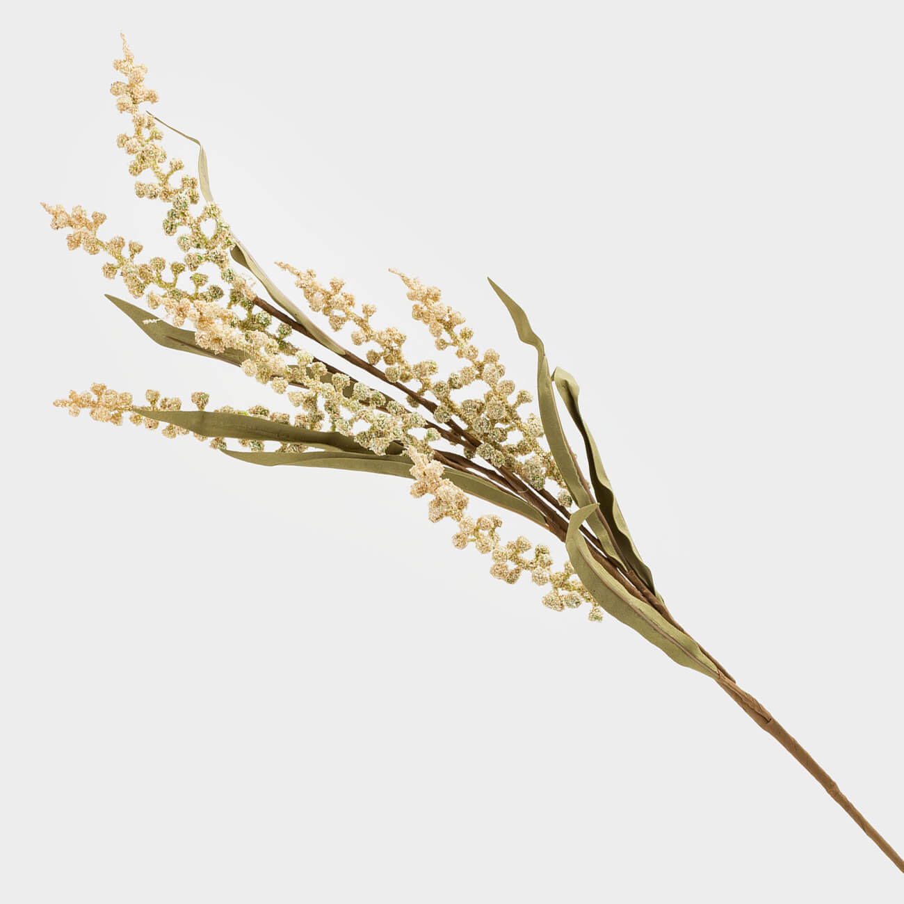 

Ветка декоративная, 70 см, пенопласт/пластик, Белые колоски, Golden glow decor