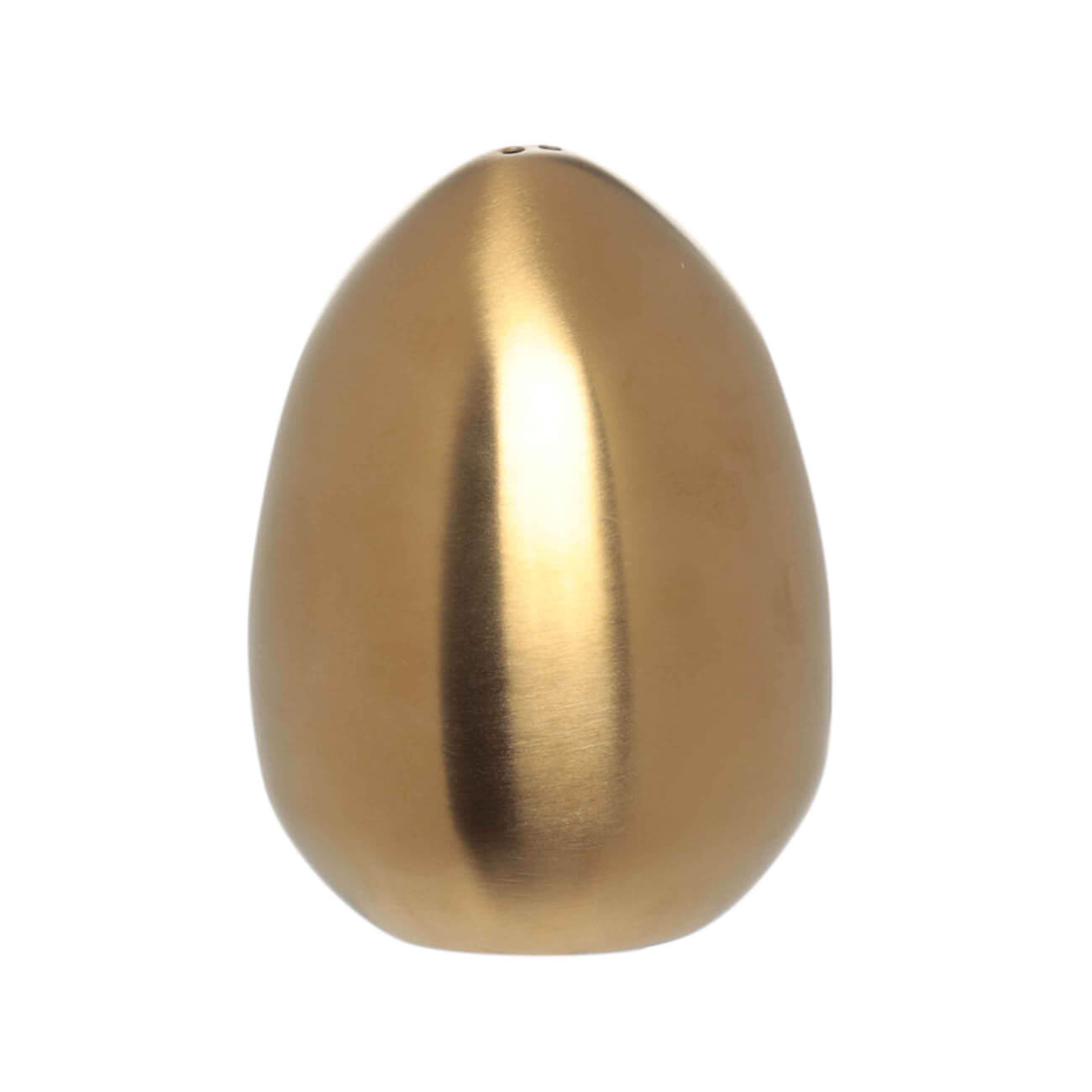 

Емкость для соли или перца, 7 см, сталь, золотистая, Яйцо, Classic gold
