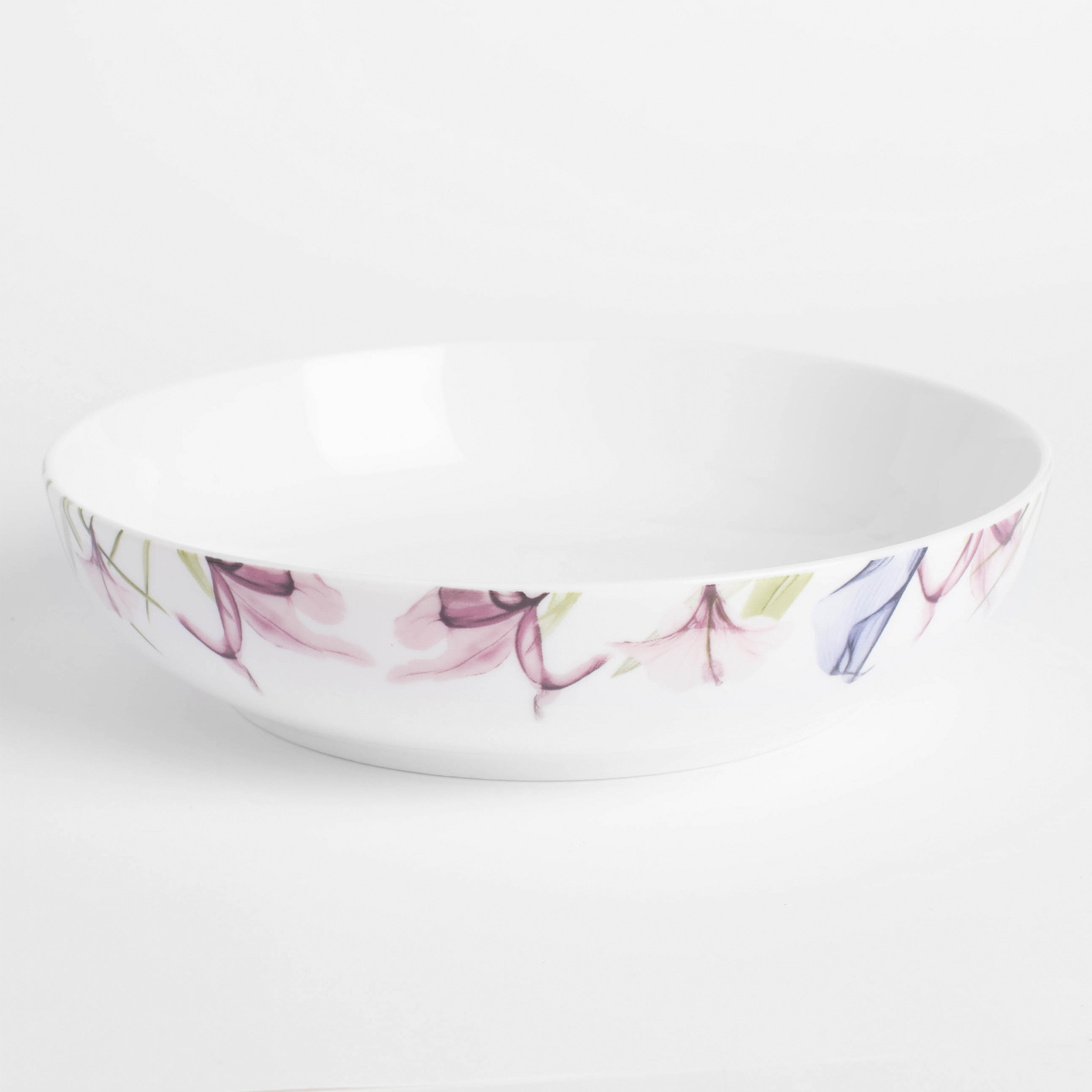 Тарелка суповая, 20х6 см, фарфор N, белая, Пастельные цветы, Pastel flowers изображение № 3