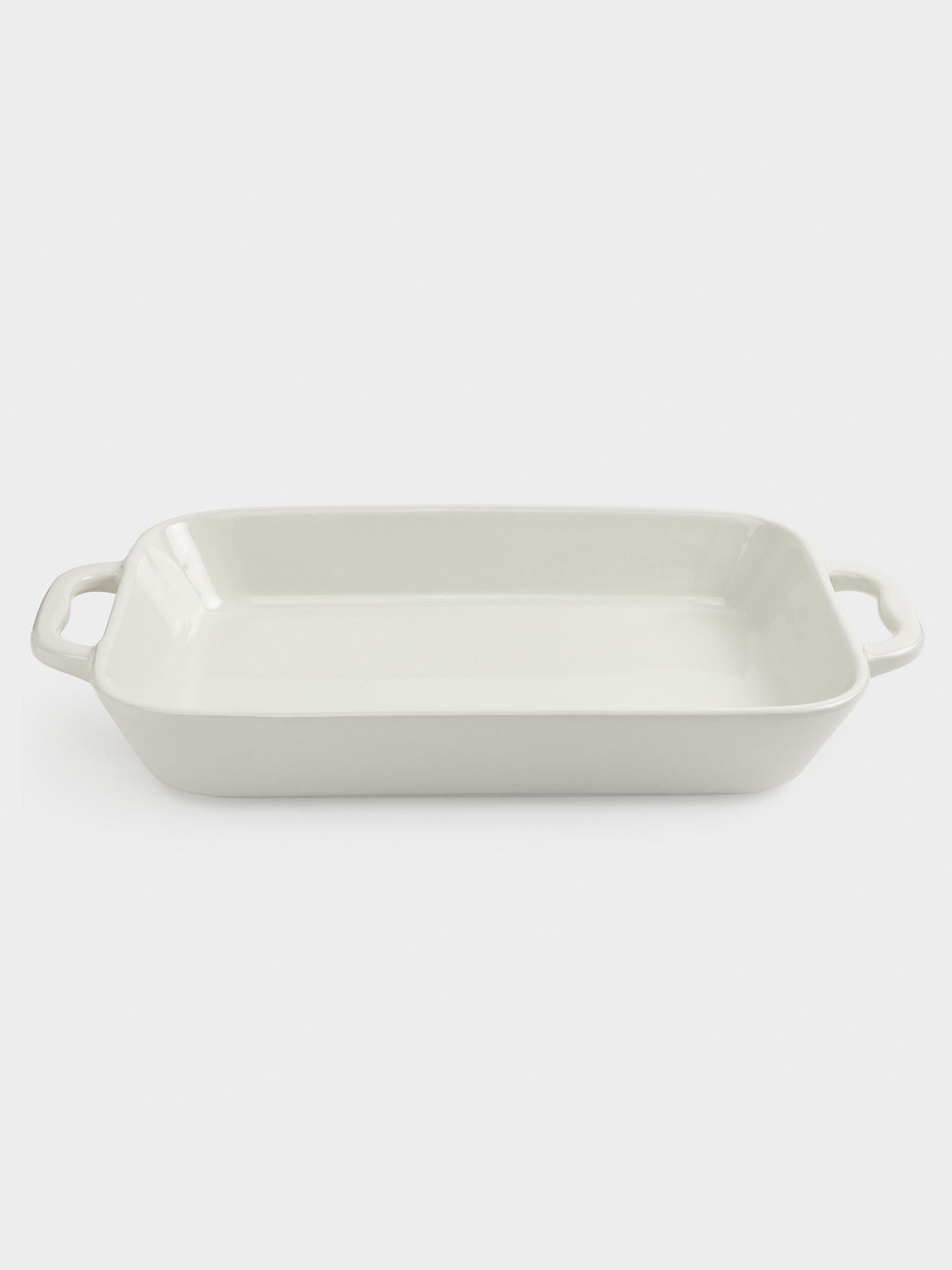 Форма для запекания, 34х24 см, керамика, прямоугольная, молочная, Cakes ivory, image-1