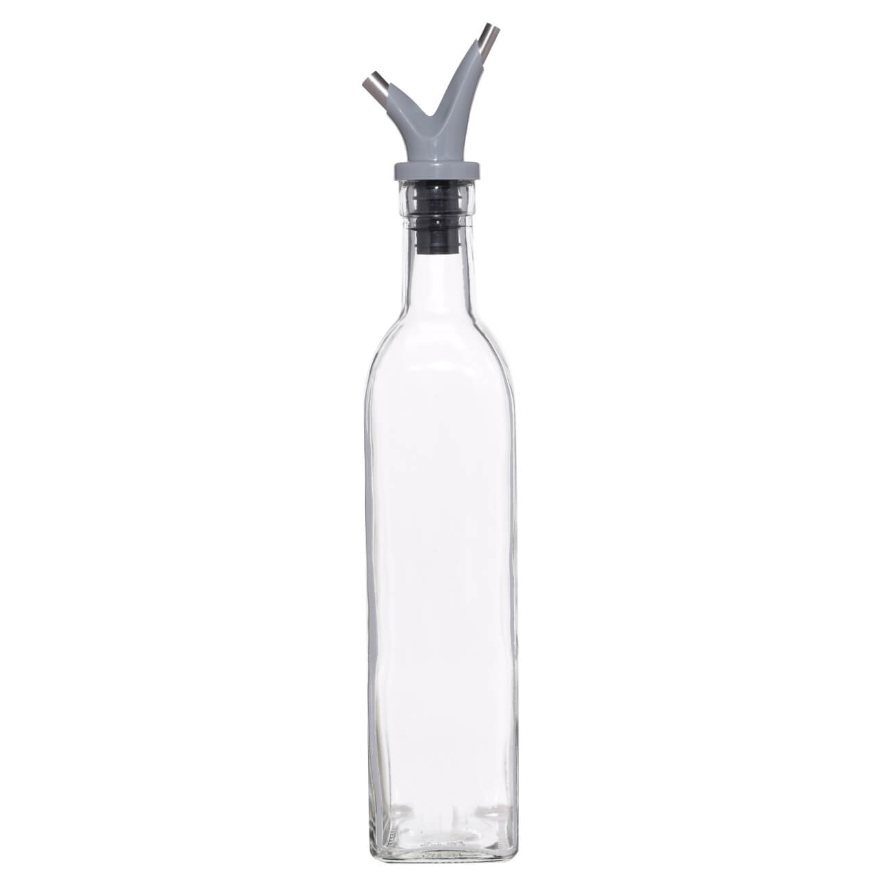 Бутылка для масла или уксуса, 500 мл, с двойным дозатором, стекло/пластик, Assist изображение № 1