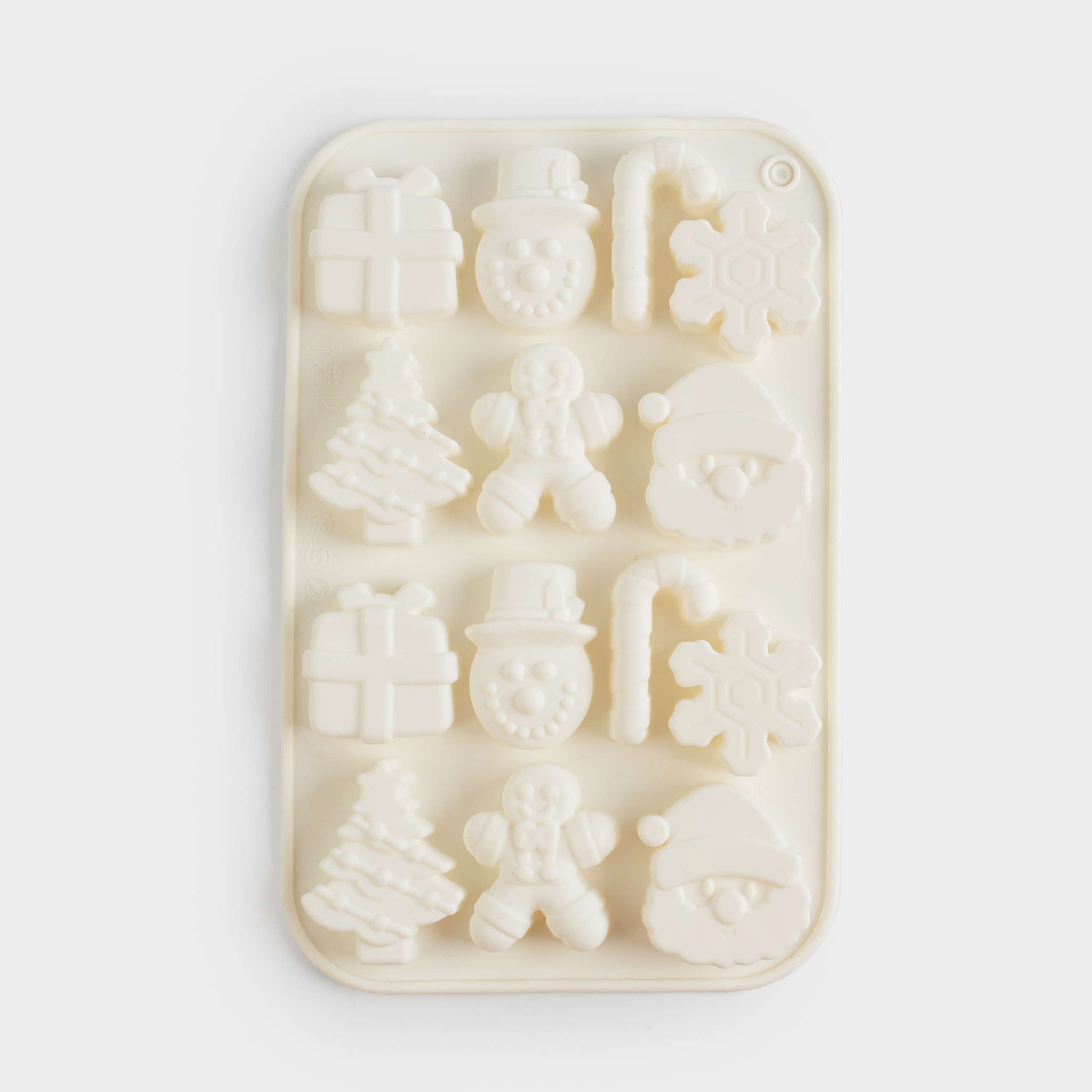 Форма для льда и шоколада 20х13 см 14 отд силикон молочная Атрибуты праздника Bakery 399₽