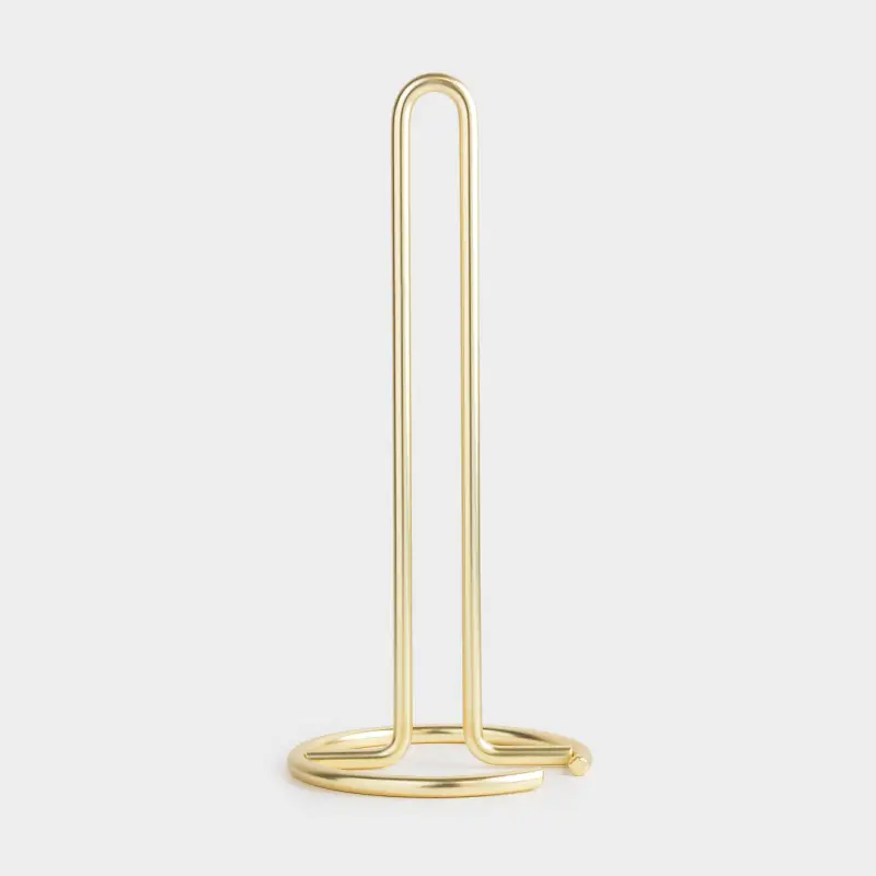Держатель для бумажных полотенец, 31 см, металл, золотистый, Classic gold ,image-0