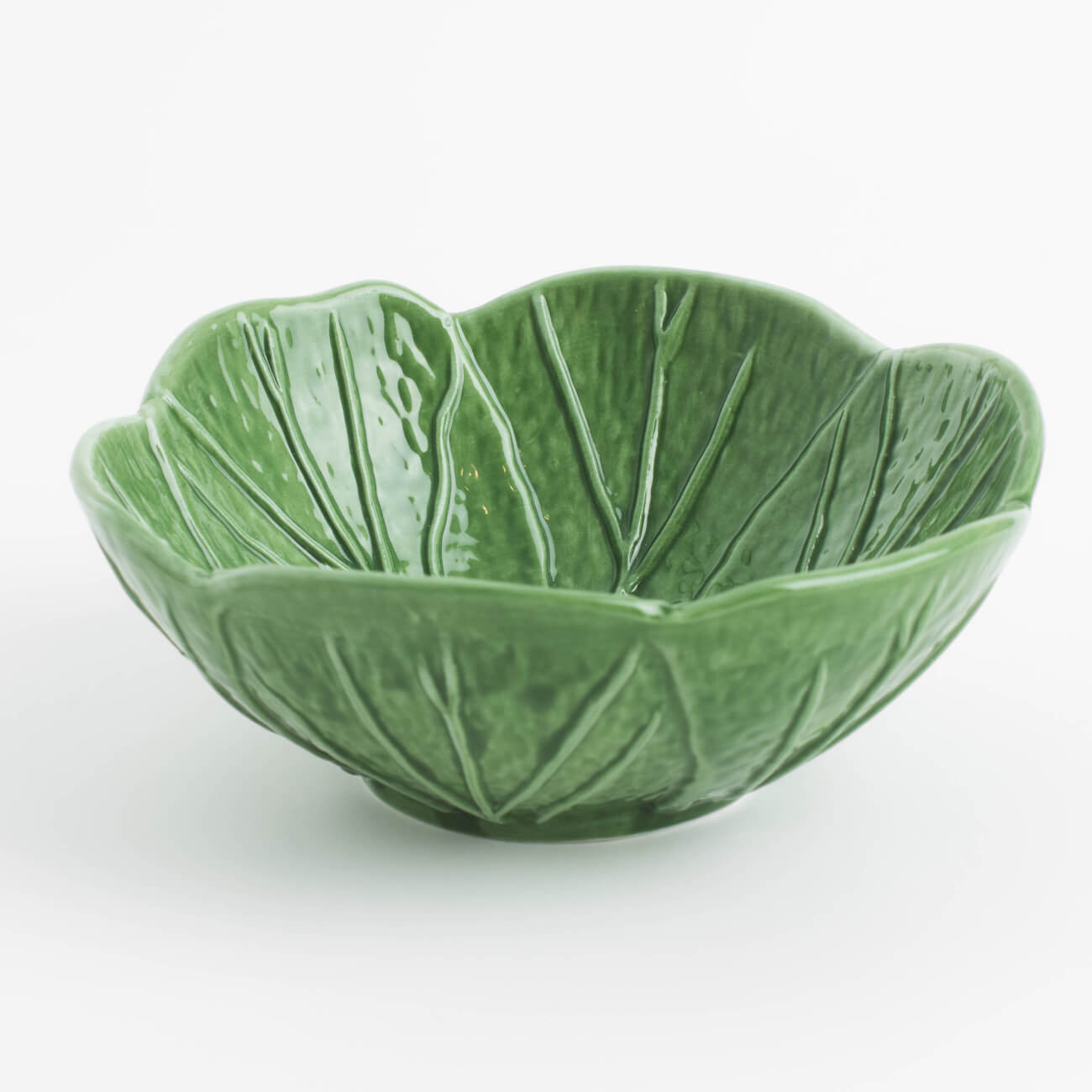Пиала, 12х5 см, фарфор N, зеленая, Капуста, Cabbage