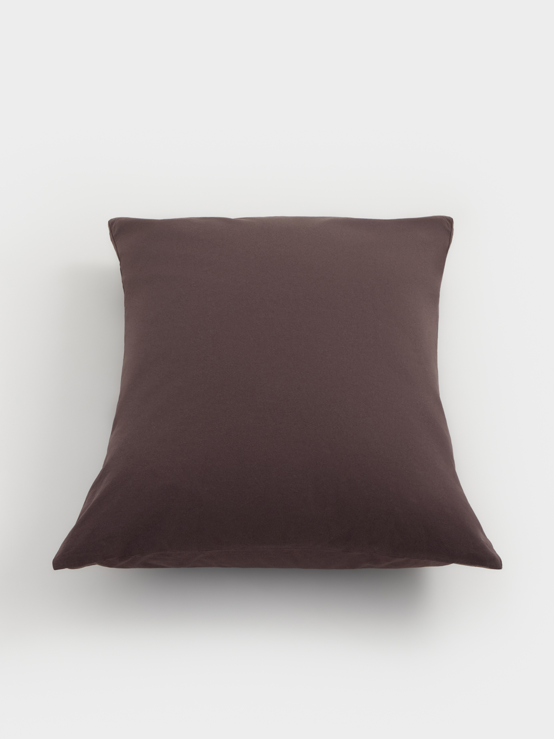 Наволочка, коричневая, Washed cotton, image-3