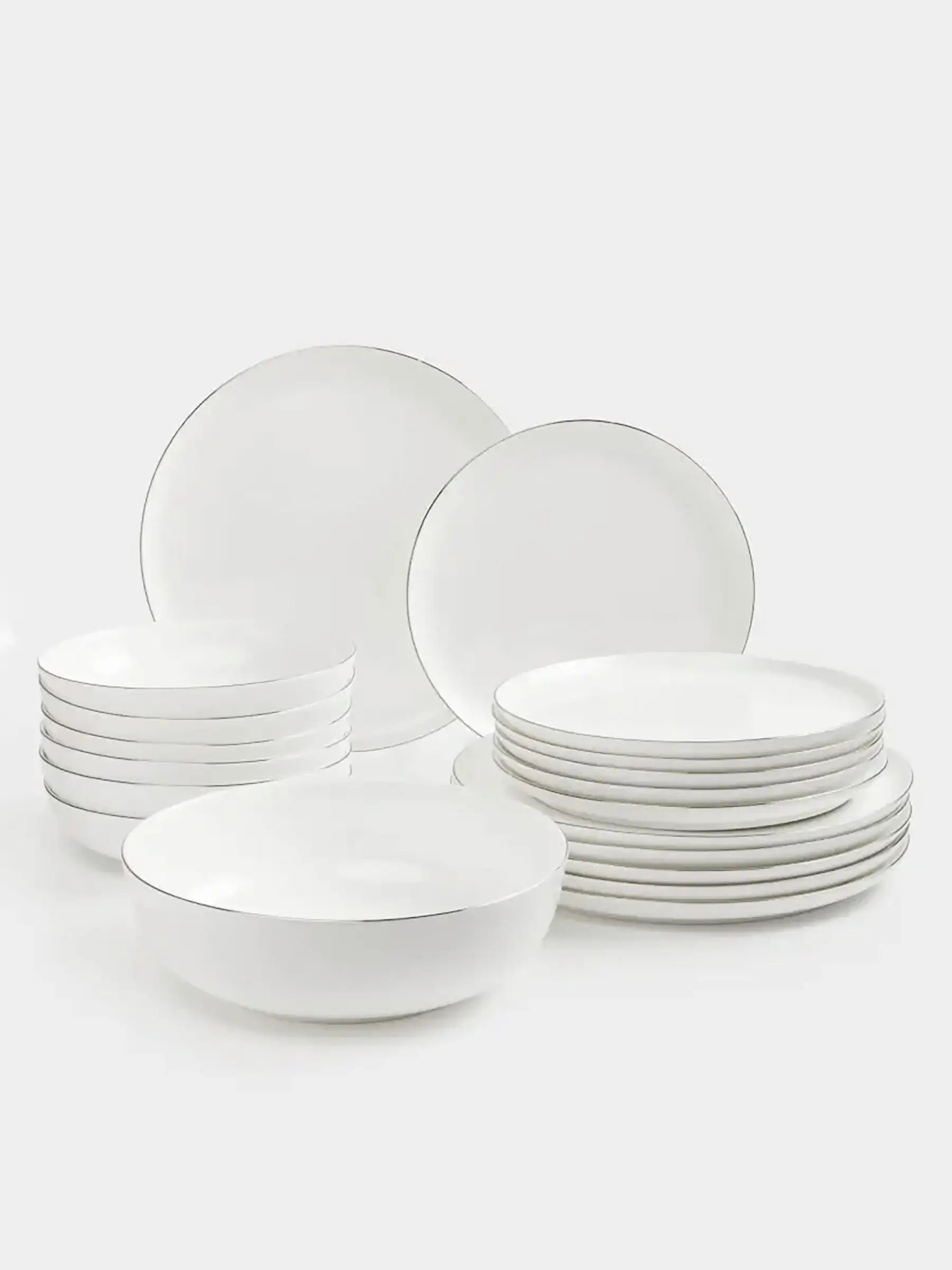 Сервиз обеденный, 6 перс, 19 пр, фарфор F, Antarctica, image-0