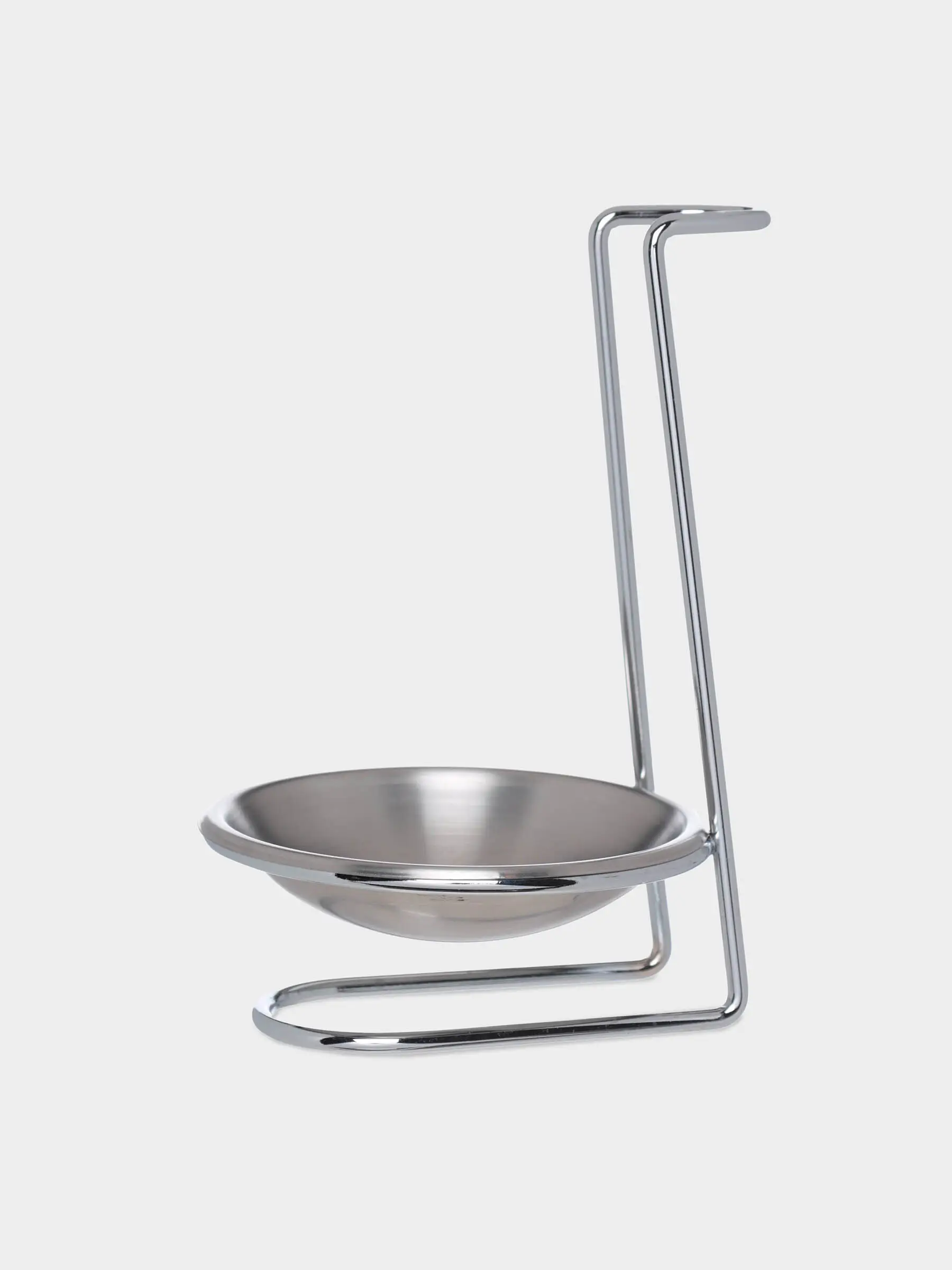 Подставка под половник/ложку, 18 см, с ручкой, сталь, Egoist, image-0