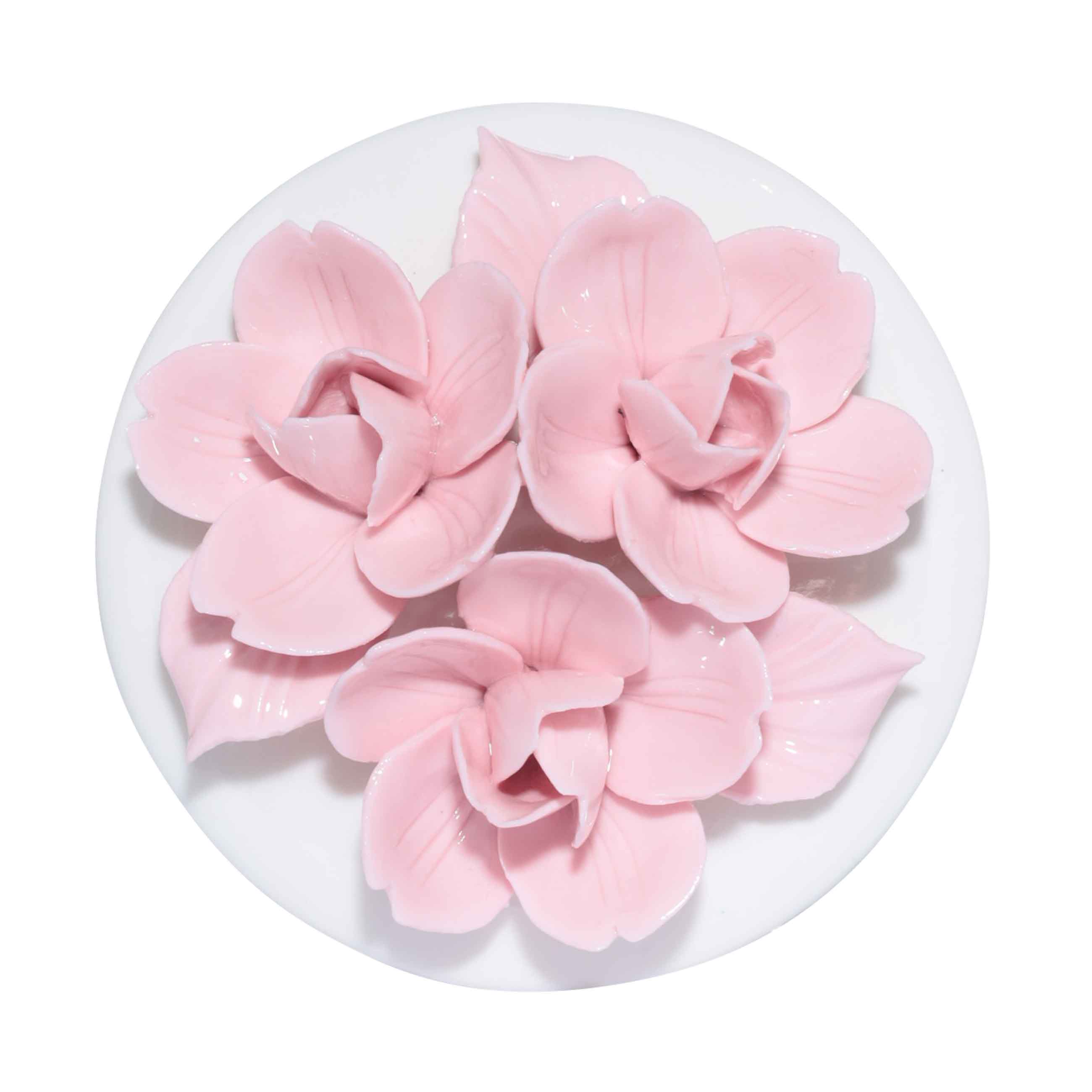 Шкатулка для украшений, 11х9 см, керамика, белая, Цветы, Magnolia изображение № 4