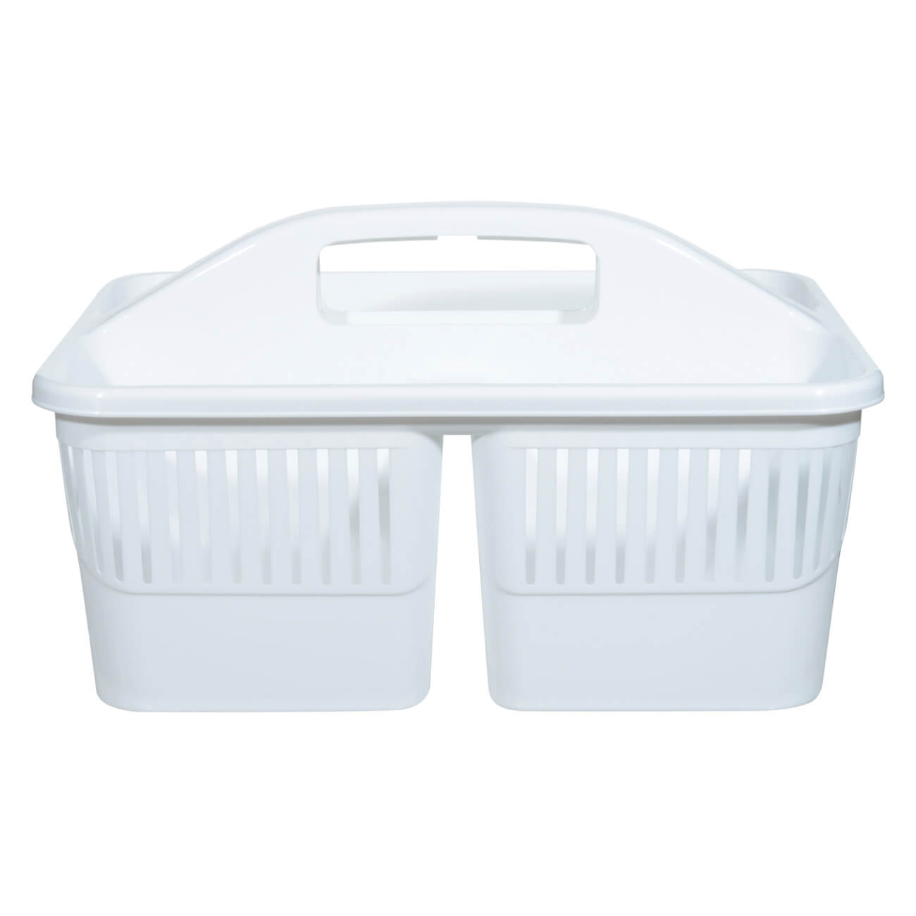 Органайзер для моющих средств, 23х30 см, переносной, пластик, белый, Compact органайзер для медикаментов 25х26 см пластик белый compact