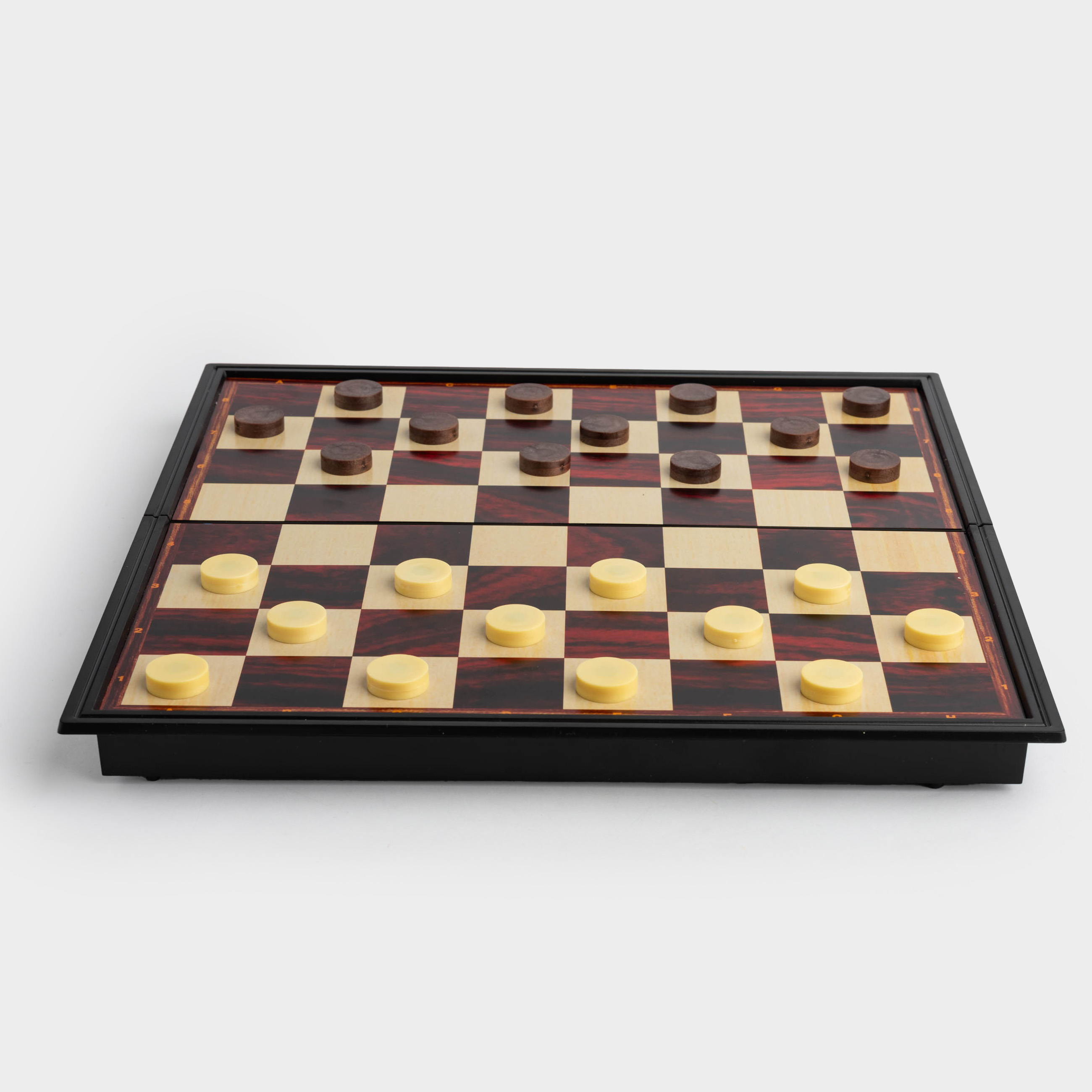 Игра настольная, 25х25 см, шашки/нарды, дорожные, пластик, Hobby light, image-3