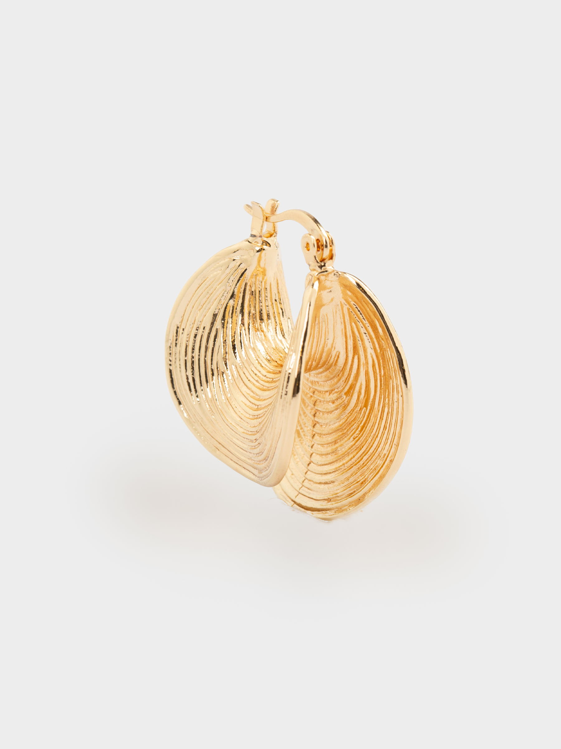 Серьги, 3 см, 2 шт, металл, золотистые, Абстракция, Jewelry, image-3