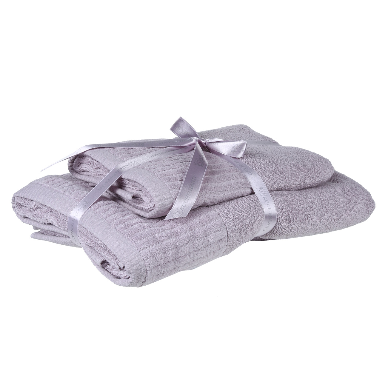 

Комплект полотенец, 50х100/70х140 см, 2 шт, хлопок, лиловый, Velvet touch