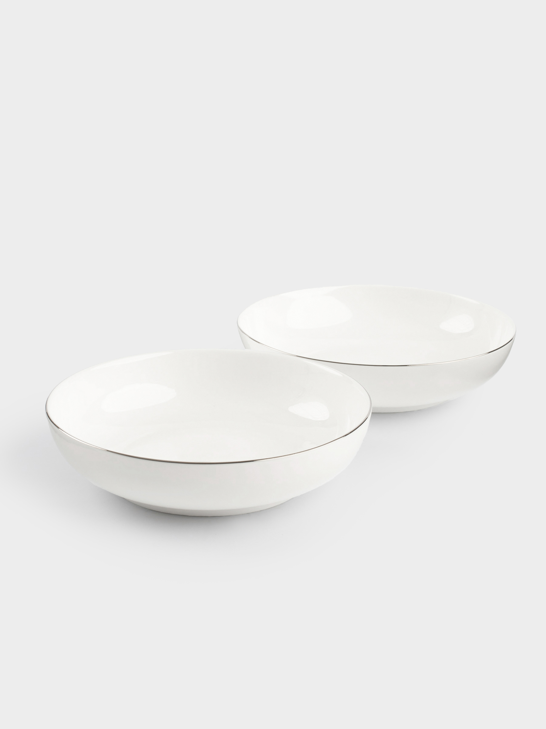 Тарелка суповая, 20х5 см, 2 шт, фарфор F, белая, Ideal silver, image-2