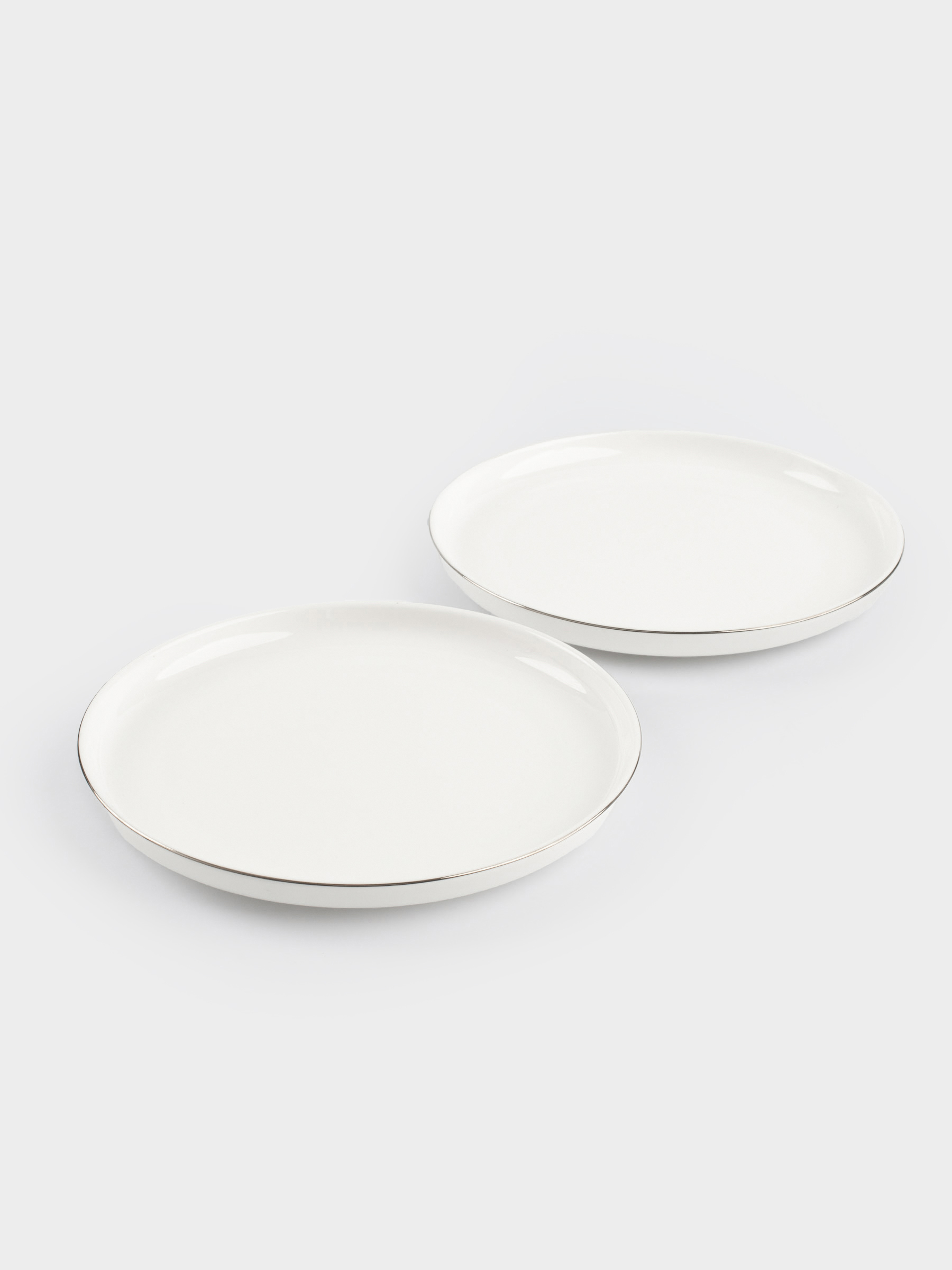 Тарелка десертная, 20 см, 2 шт, фарфор F, белая, Ideal silver, image-4