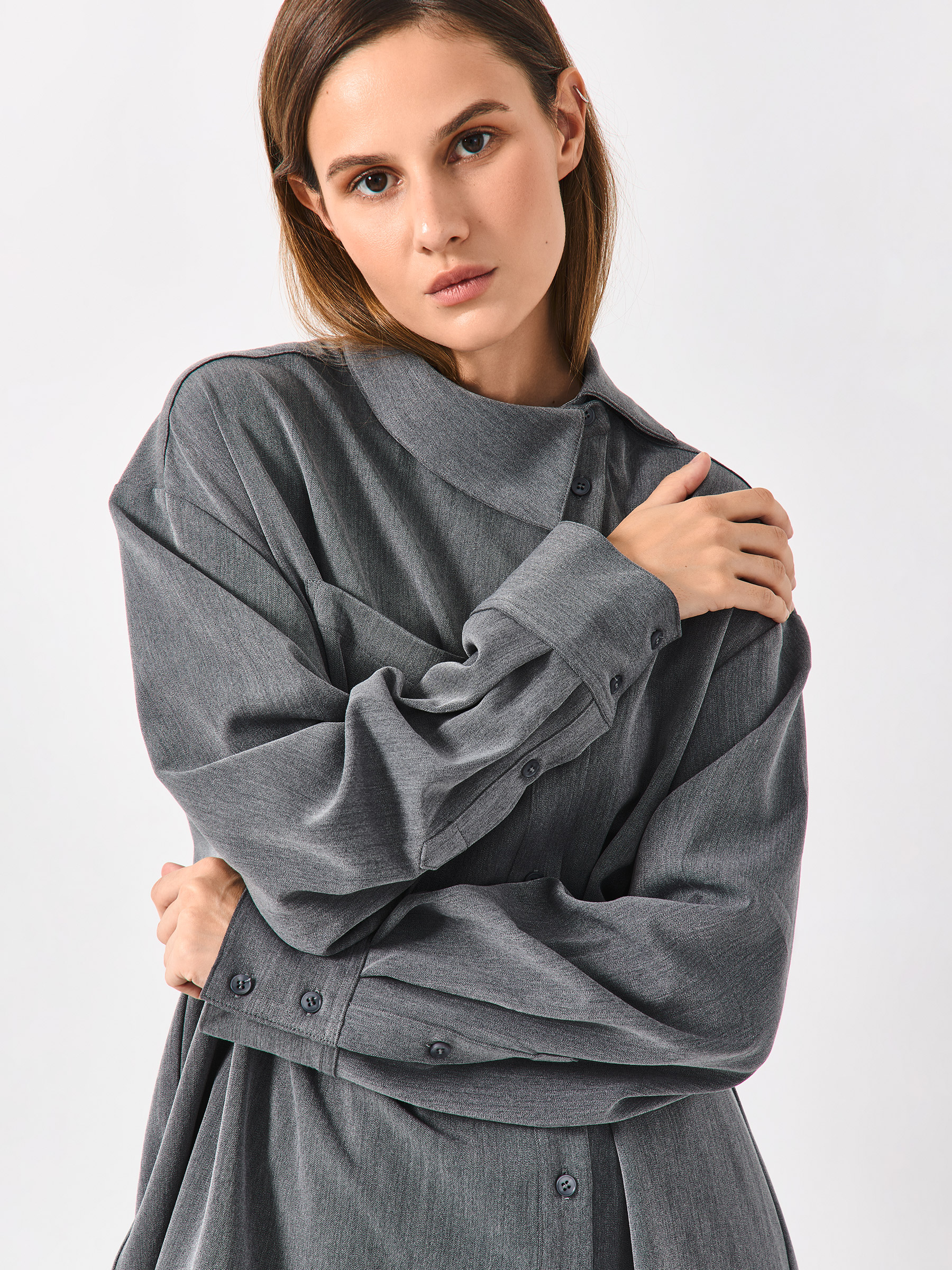 Рубашка серая, Sabrina, image-5