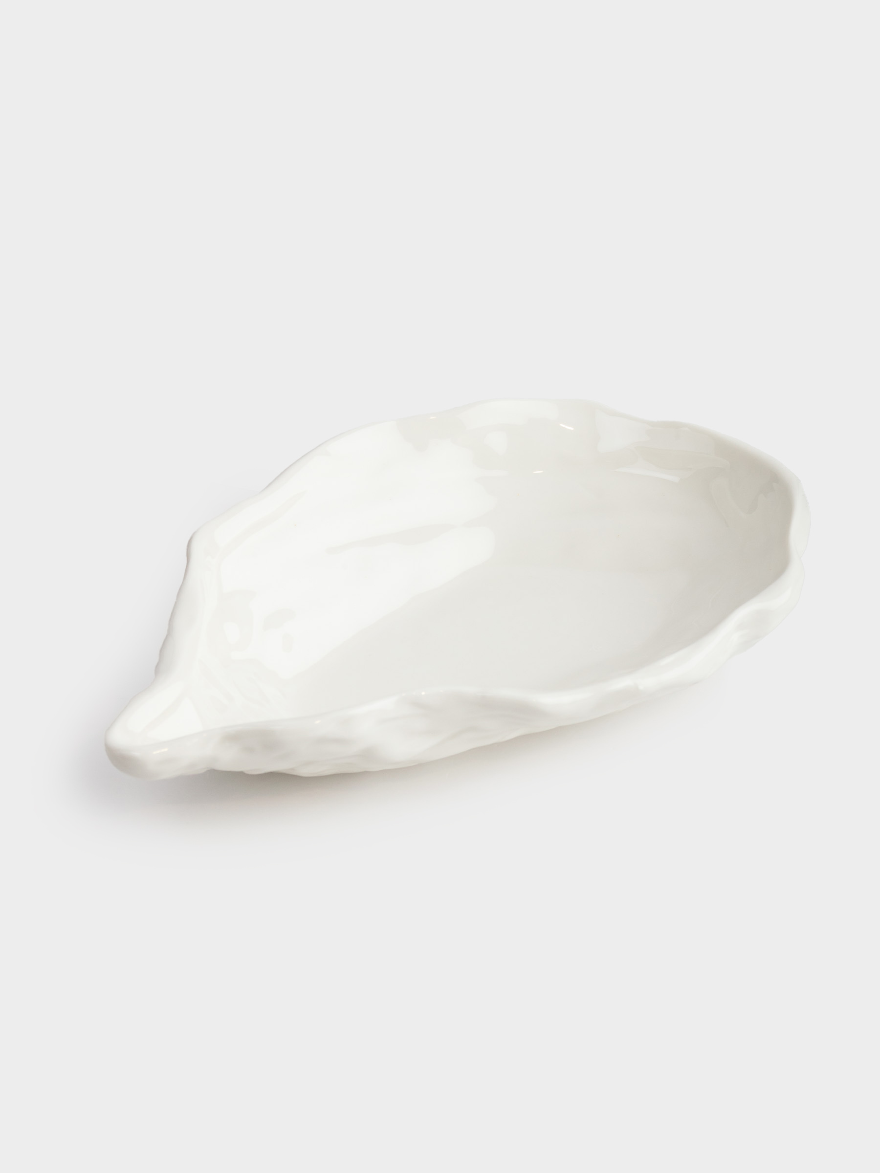 Блюдо, 23х15 см, фарфор P, белое, Устрица, Shellfish, image-0