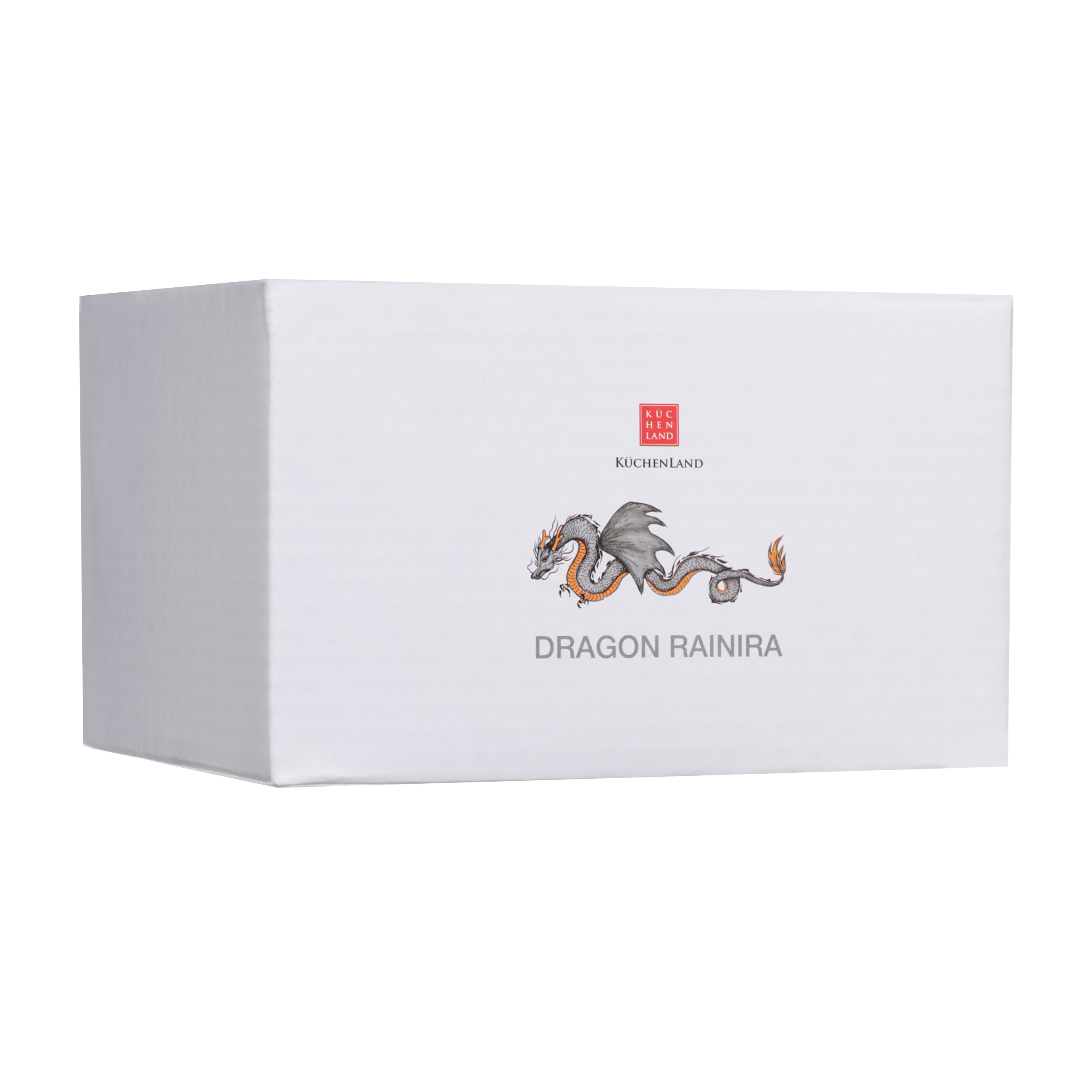 Кружка, 500 мл, фарфор P, золотисто-серая, Дракон, Dragon rainira изображение № 4