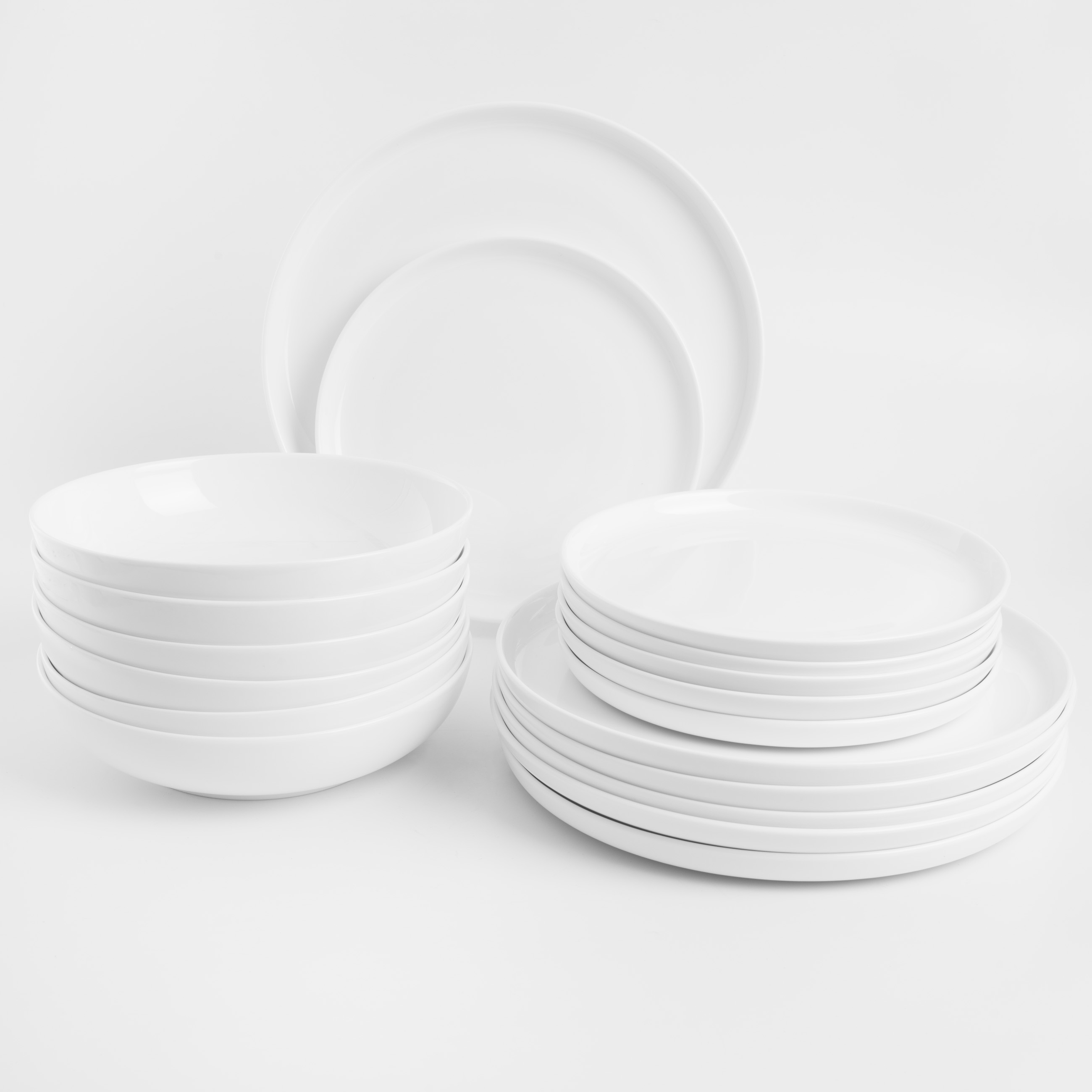 Kuchenland Сервиз обеденный 6 перс 18 пр фарфор F белый Ideal white 18990₽