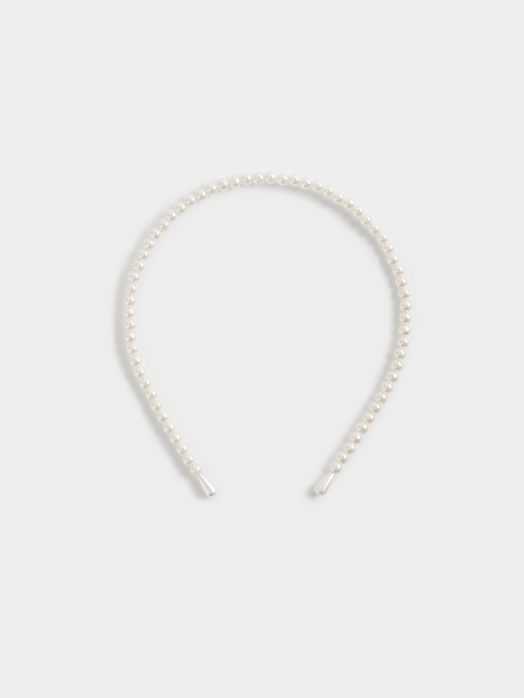 Ободок для волос, Бусины, Pearl