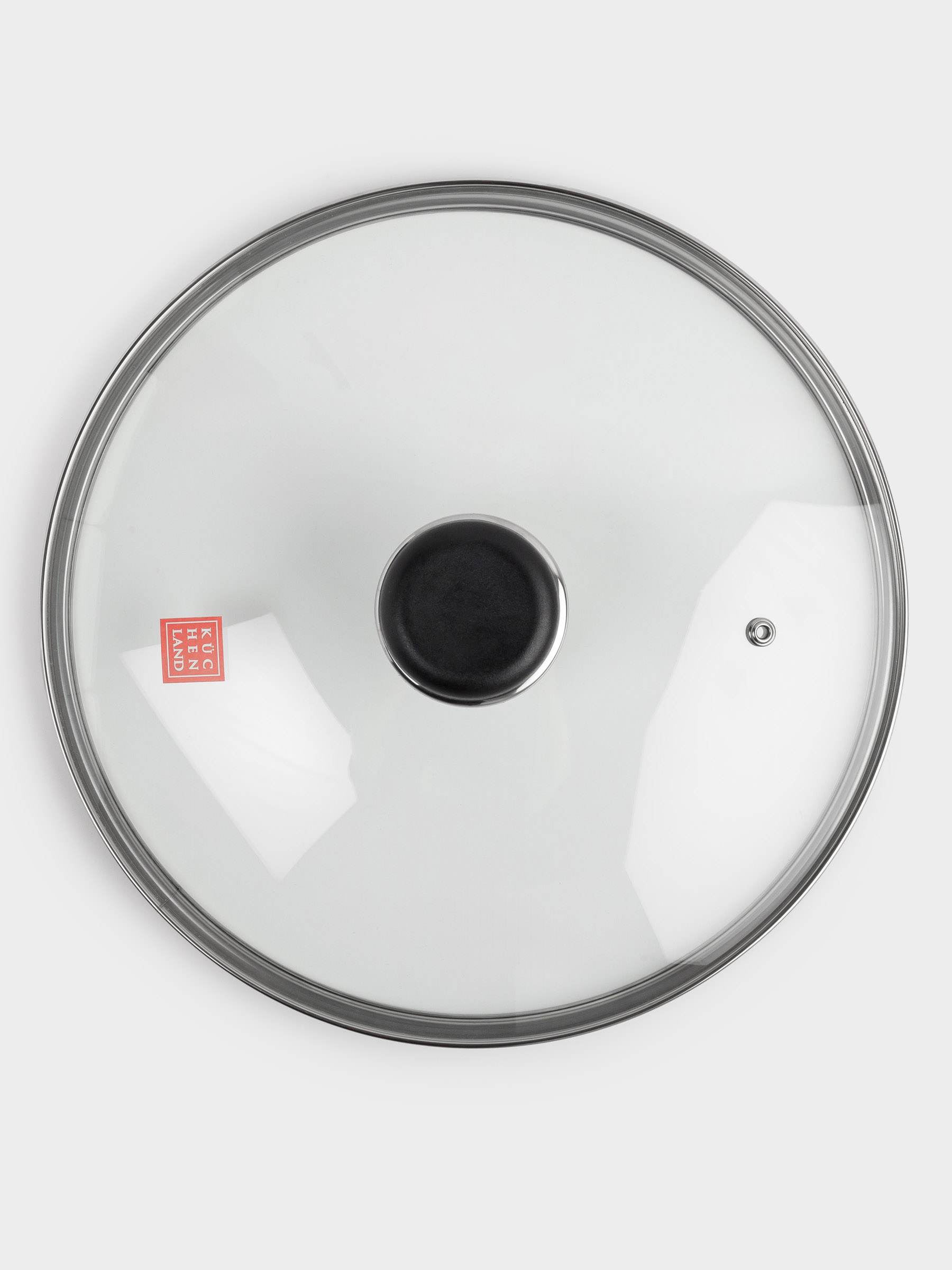 Крышка, 28 см, стекло/металл, Action Accessory, image-2