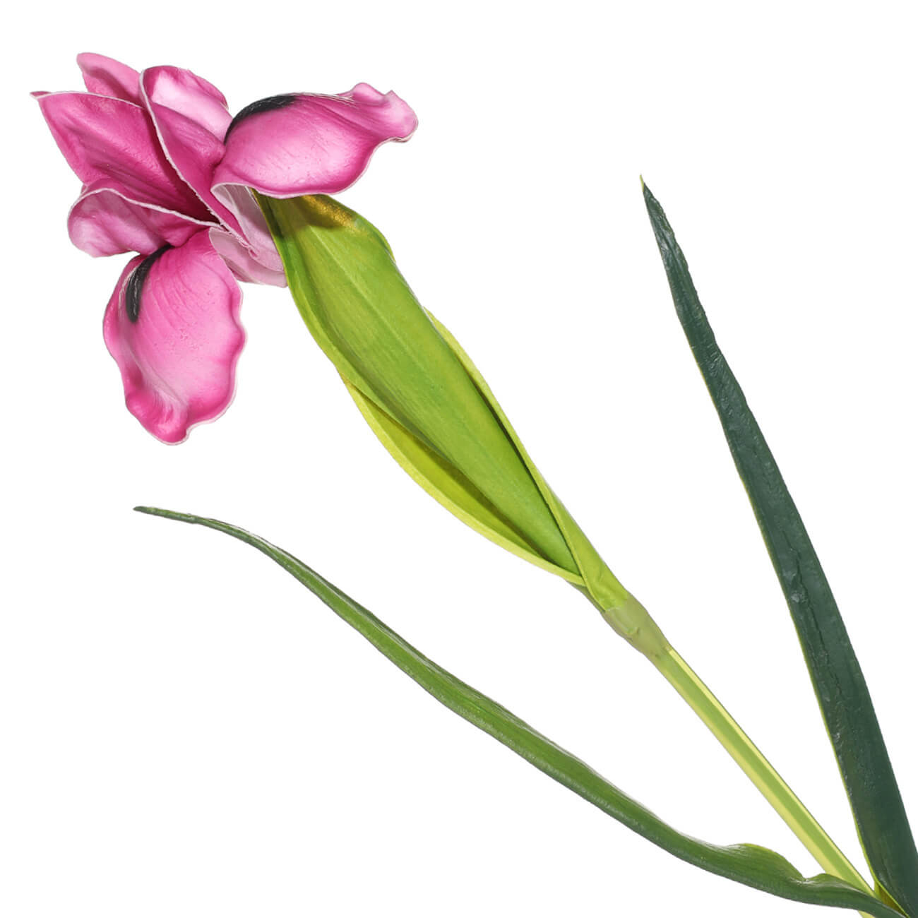 Цветок искусственный, 60 см, полиуретан, фиолетовый, Ирис, Flower garden - фото 1