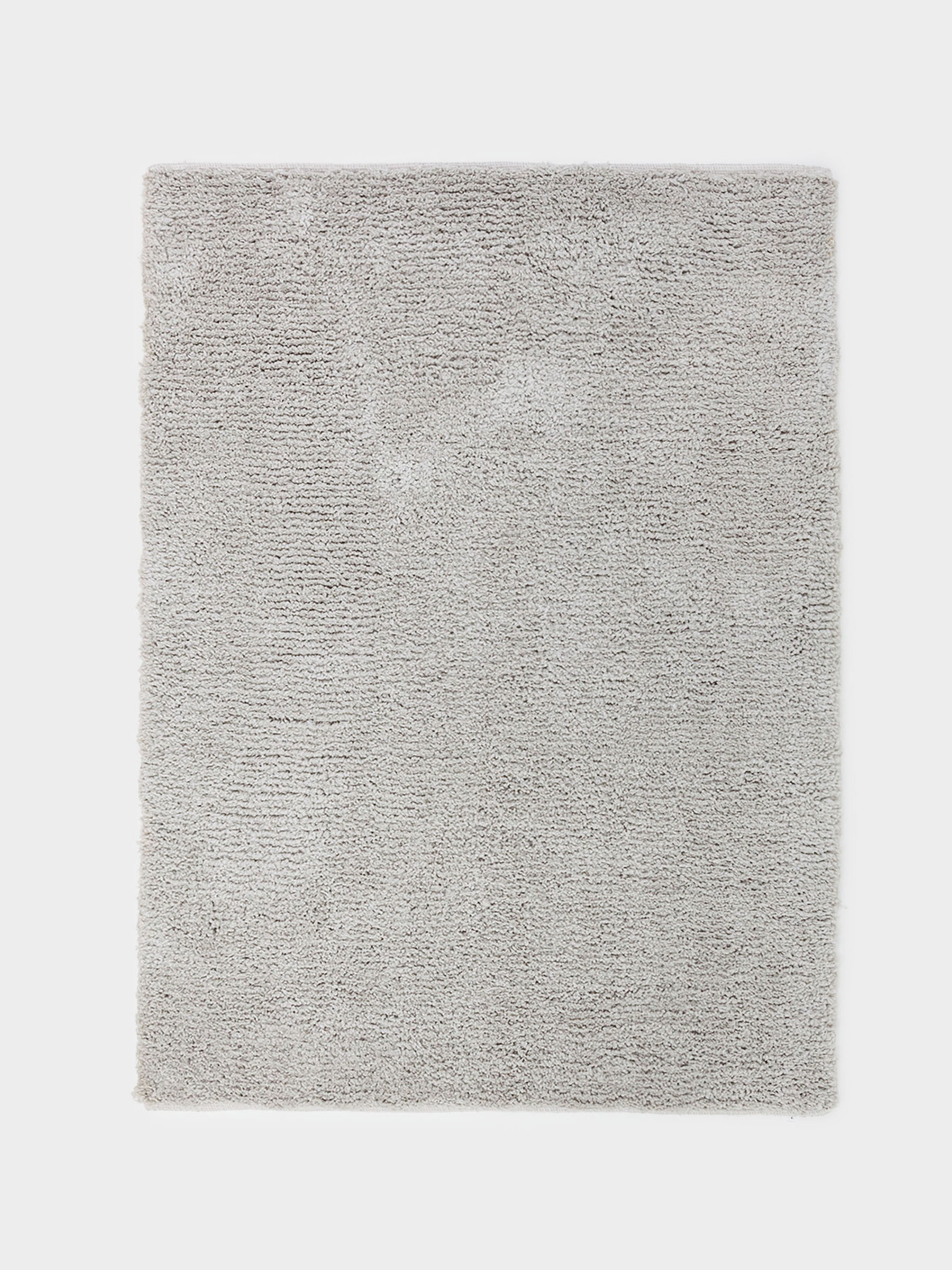 Ковер, 150х210 см, полиэстер/хлопок, серый, Пушистый ворс, Monotone, image-0