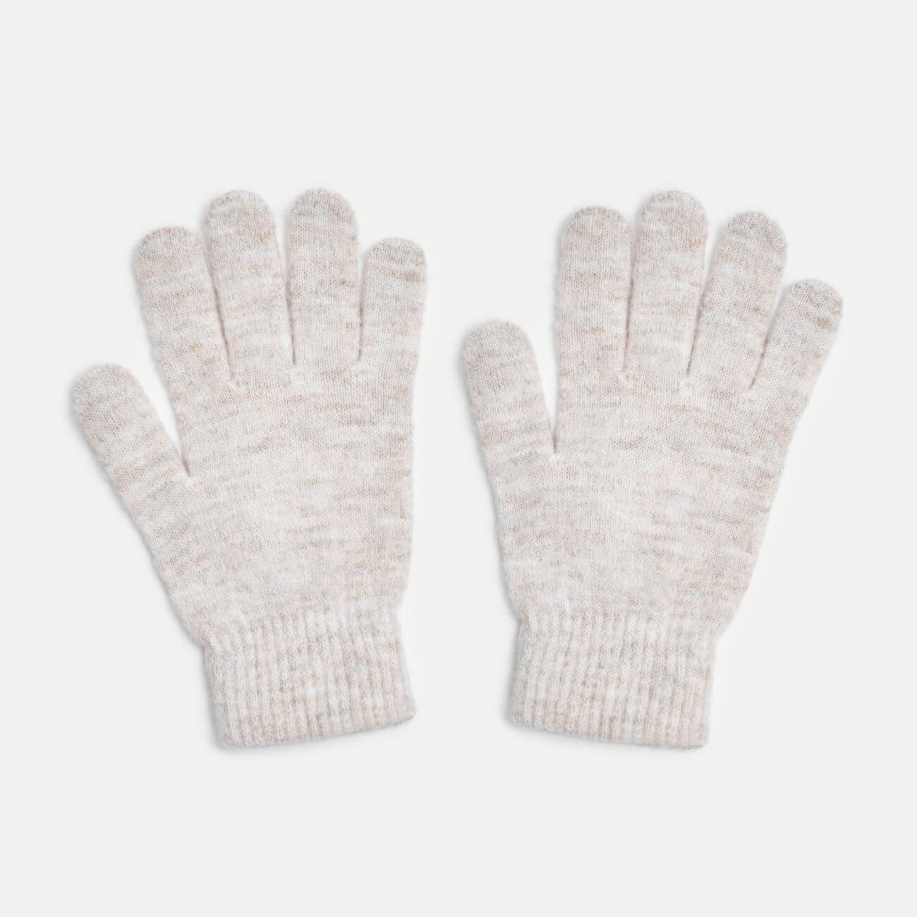 Перчатки женские, единый размер, полиэстер/акрил, песочные, Loop 18 4 1 перчатки женские раз 6 5 подклад шерсть