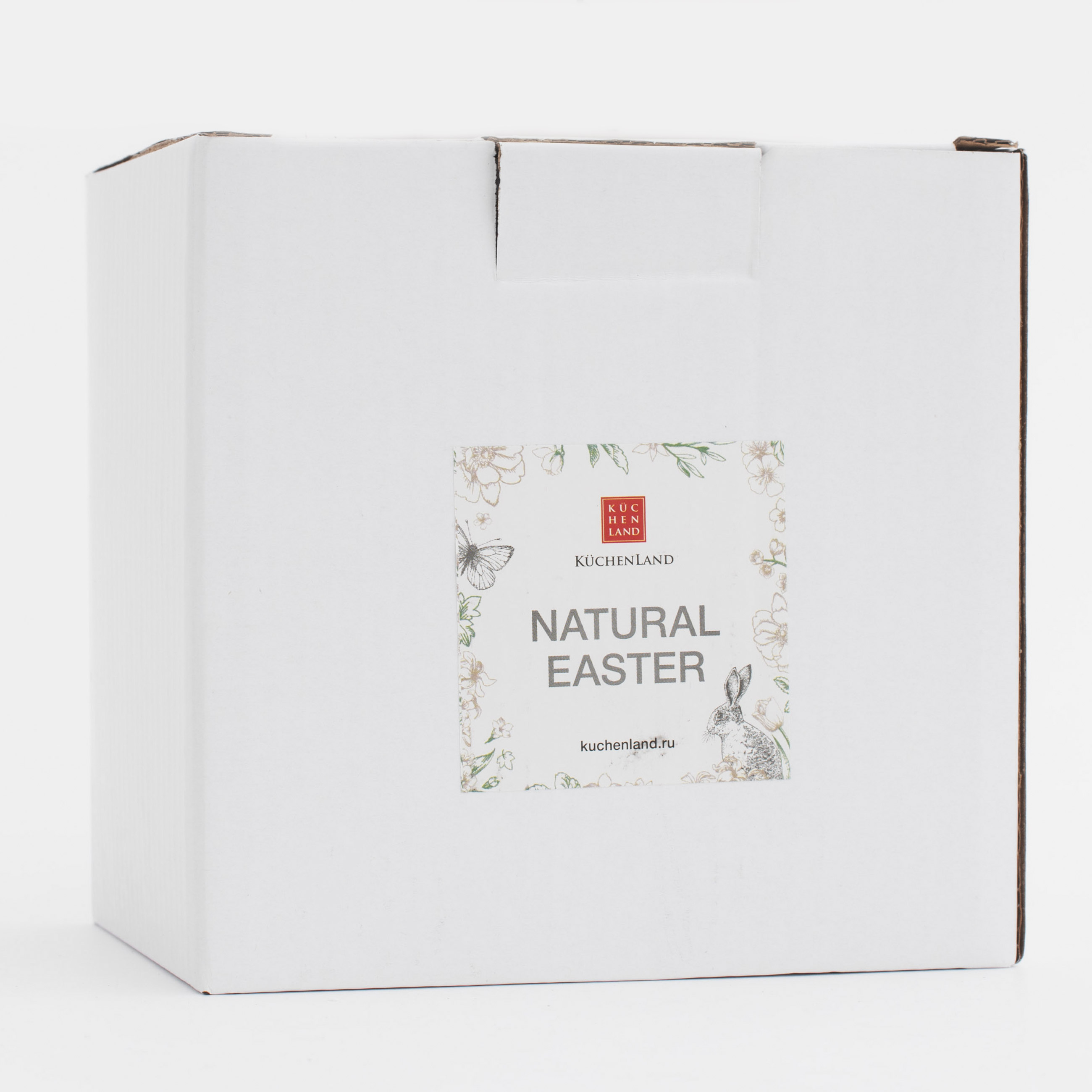 Кружка, 500 мл, керамика, молочная, в крапинку, Кролик, Natural Easter изображение № 6