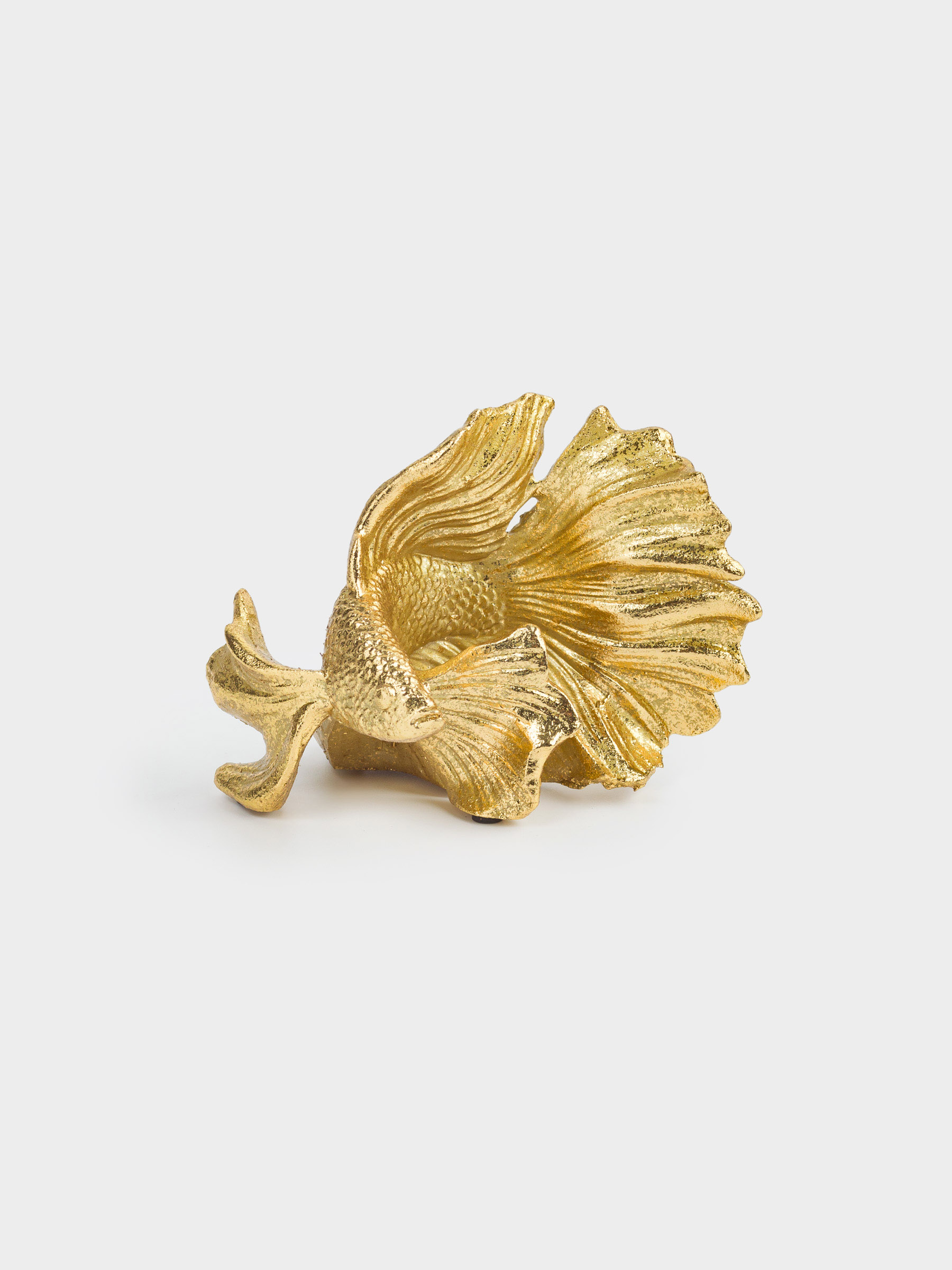 Статуэтка, 11 см, полирезин, золотистая, Рыбка, Goldfish, image-3