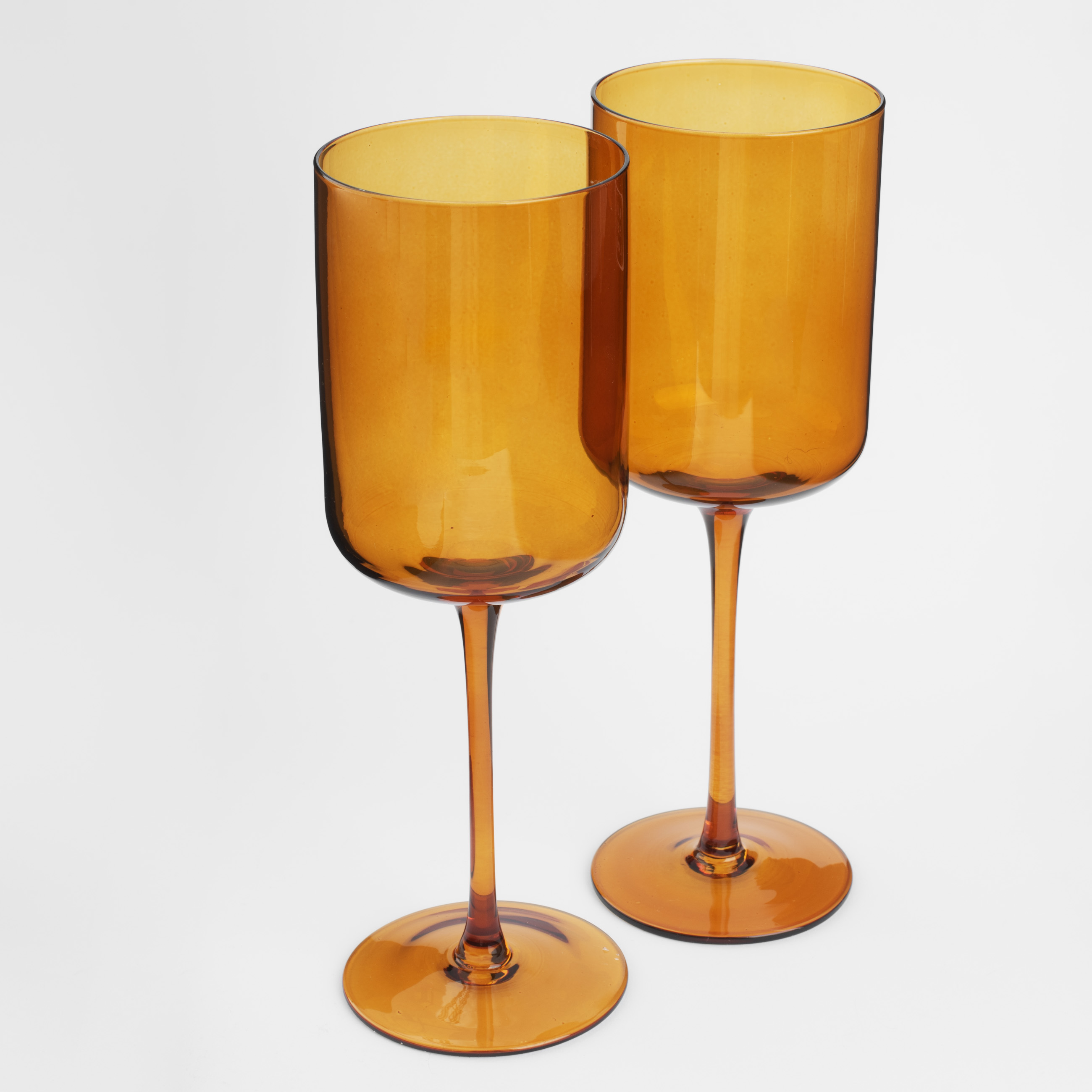 Бокал для вина, 360 мл, 2 шт, стекло, янтарный, Clear color изображение № 2