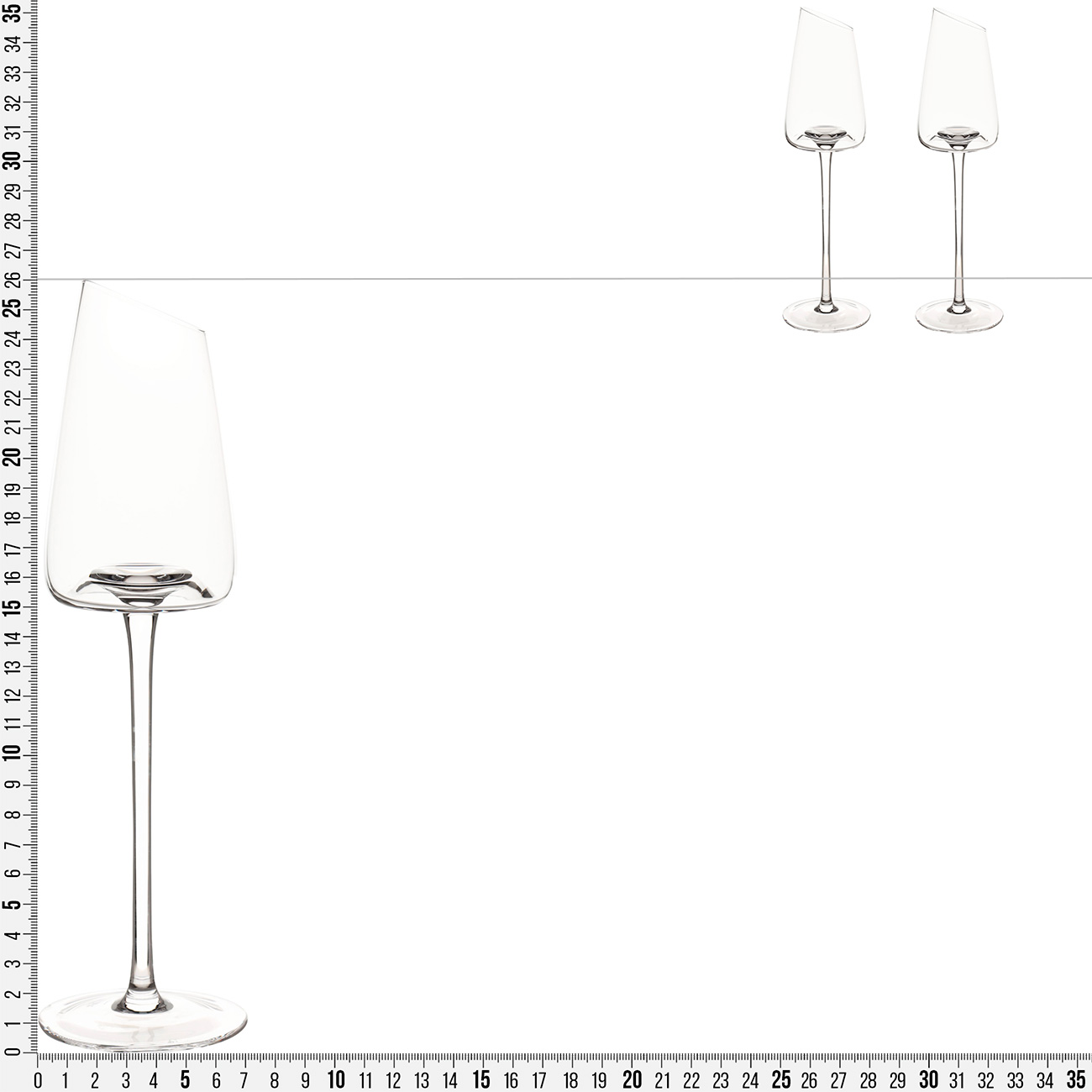 Бокал для шампанского, 200 мл, 2 шт, стекло, Sorento L изображение № 4