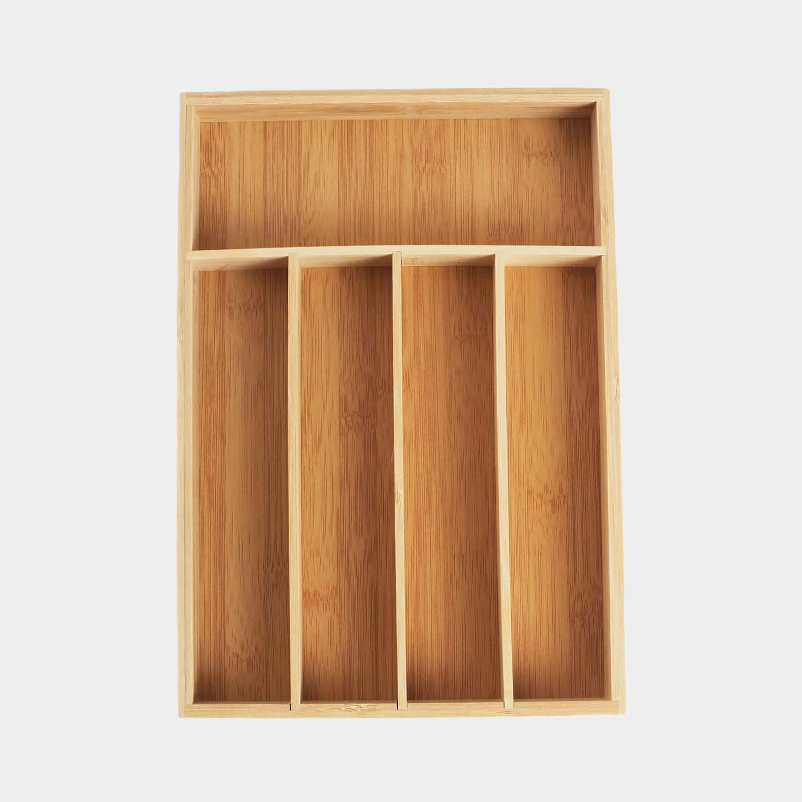 Лоток для столовых приборов, 23х33 см, 5 отд, бамбук, Bamboo