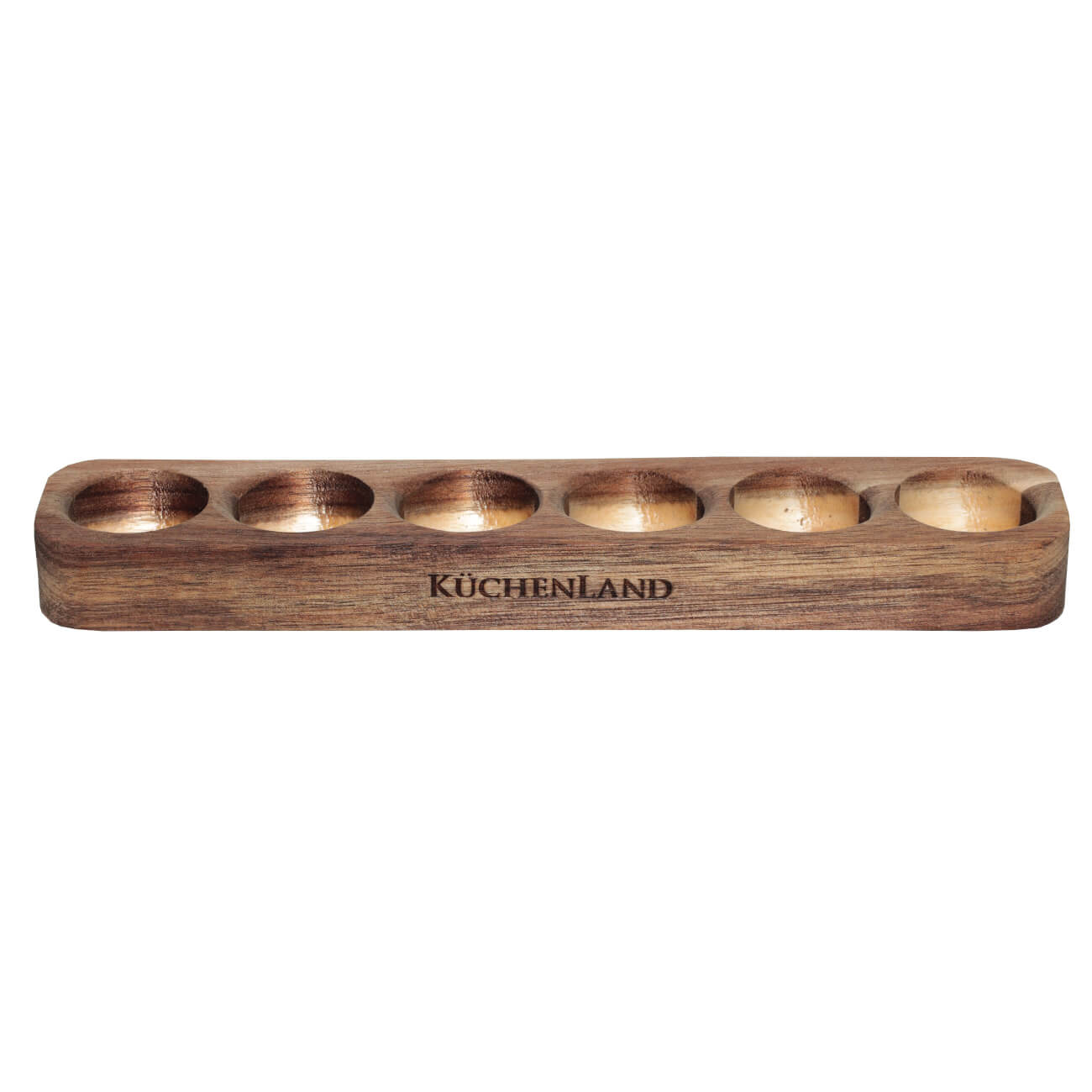 

Блюдо пасхальное, 22х4 см, 6 отд, прямоугольное, дерево, Natural Easter