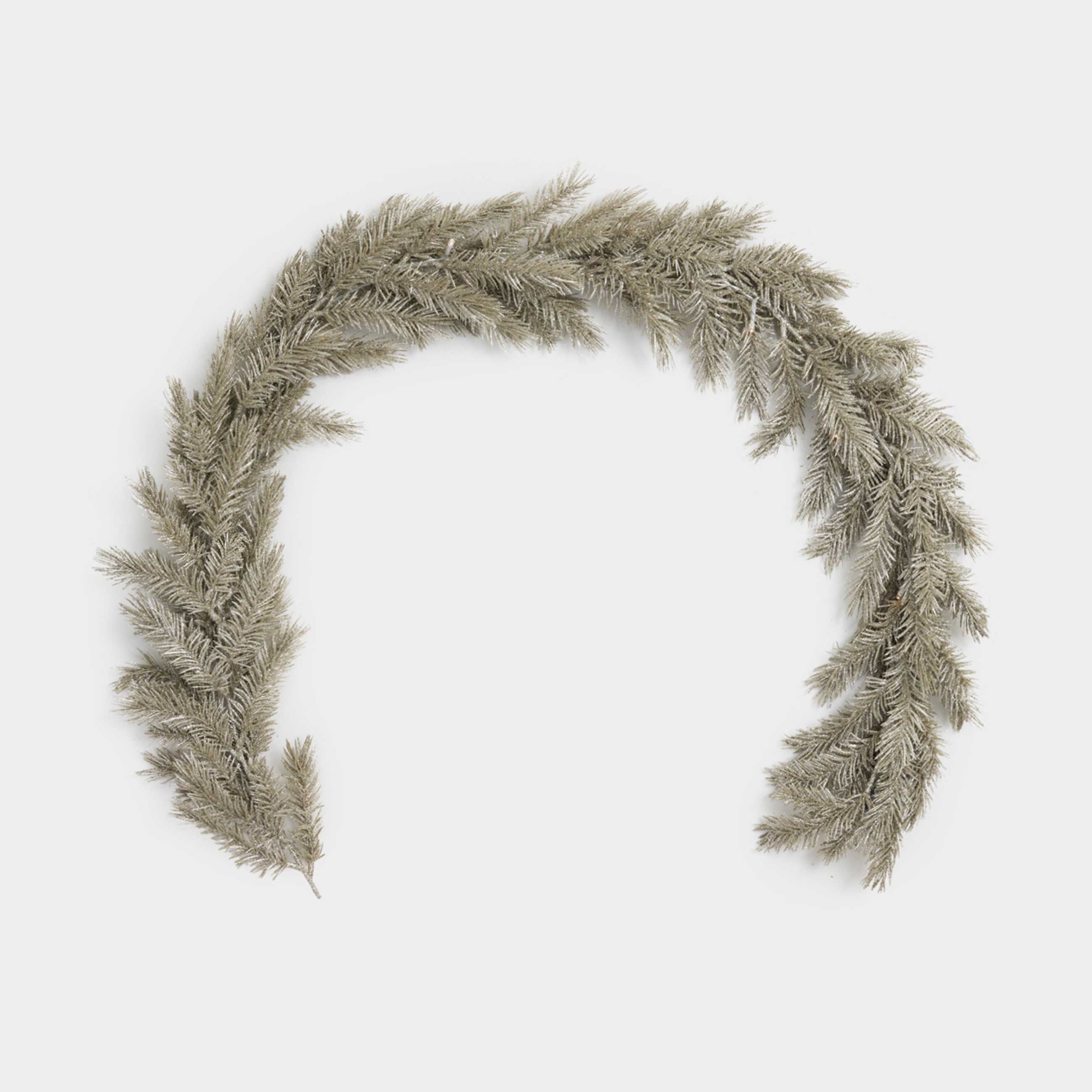 Ветка-гирлянда декоративная 15 м с подсветкой пластик шампань Ель Conifer champagne 1695₽