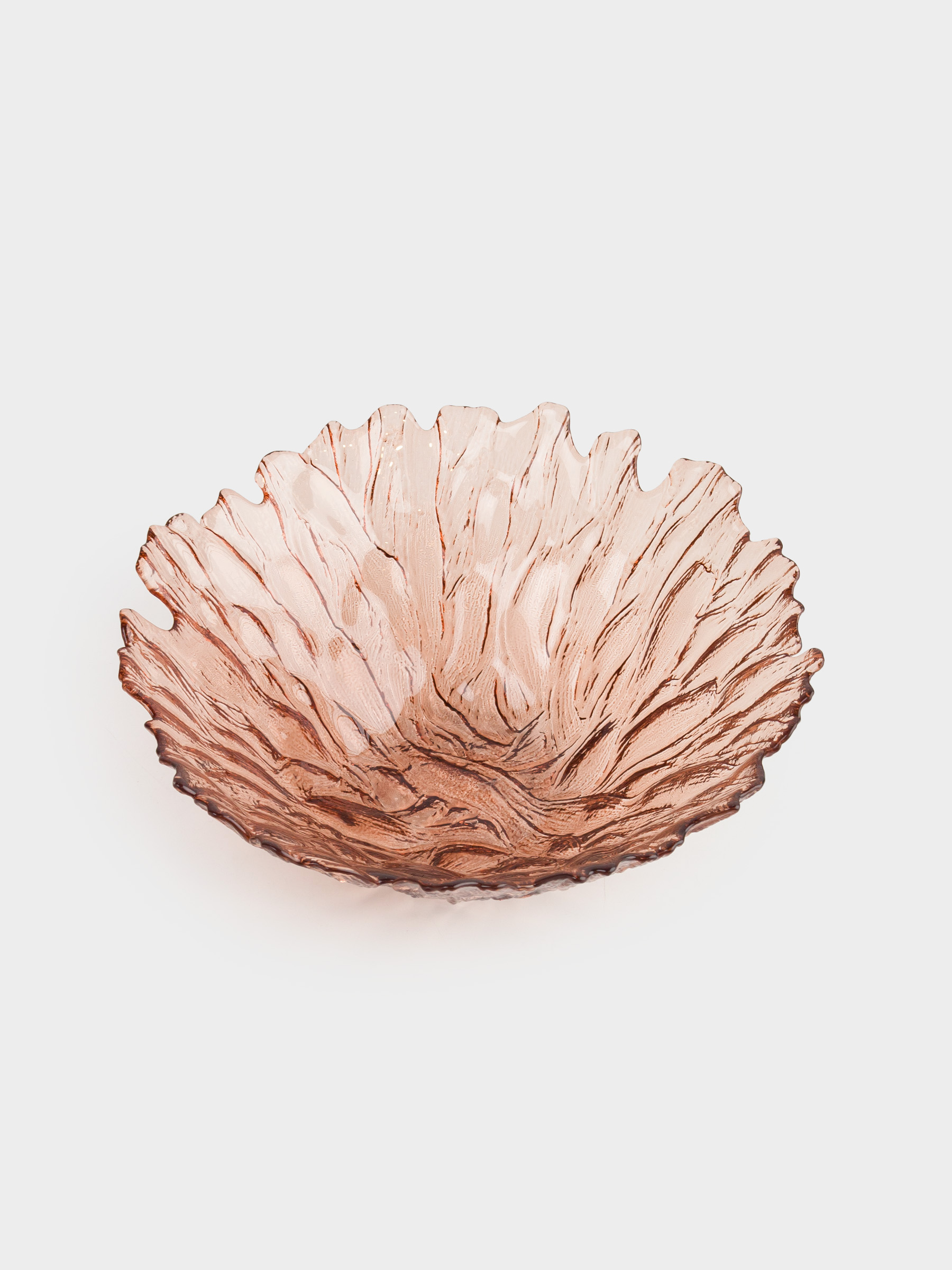 Салатник, 23х9 см, мл, стекло, коричневый, Pion color, image-3
